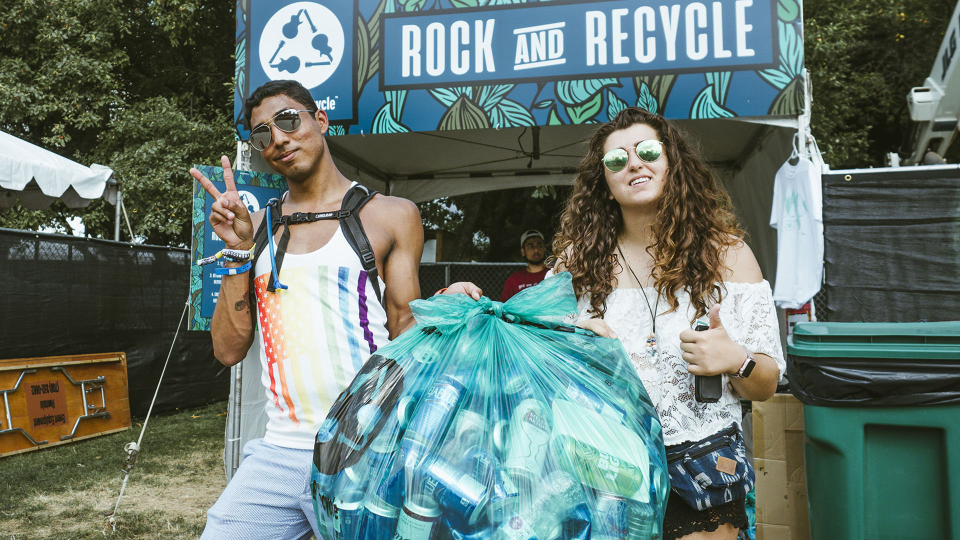La conciencia ambiental estuvo presente durante todo el festival.