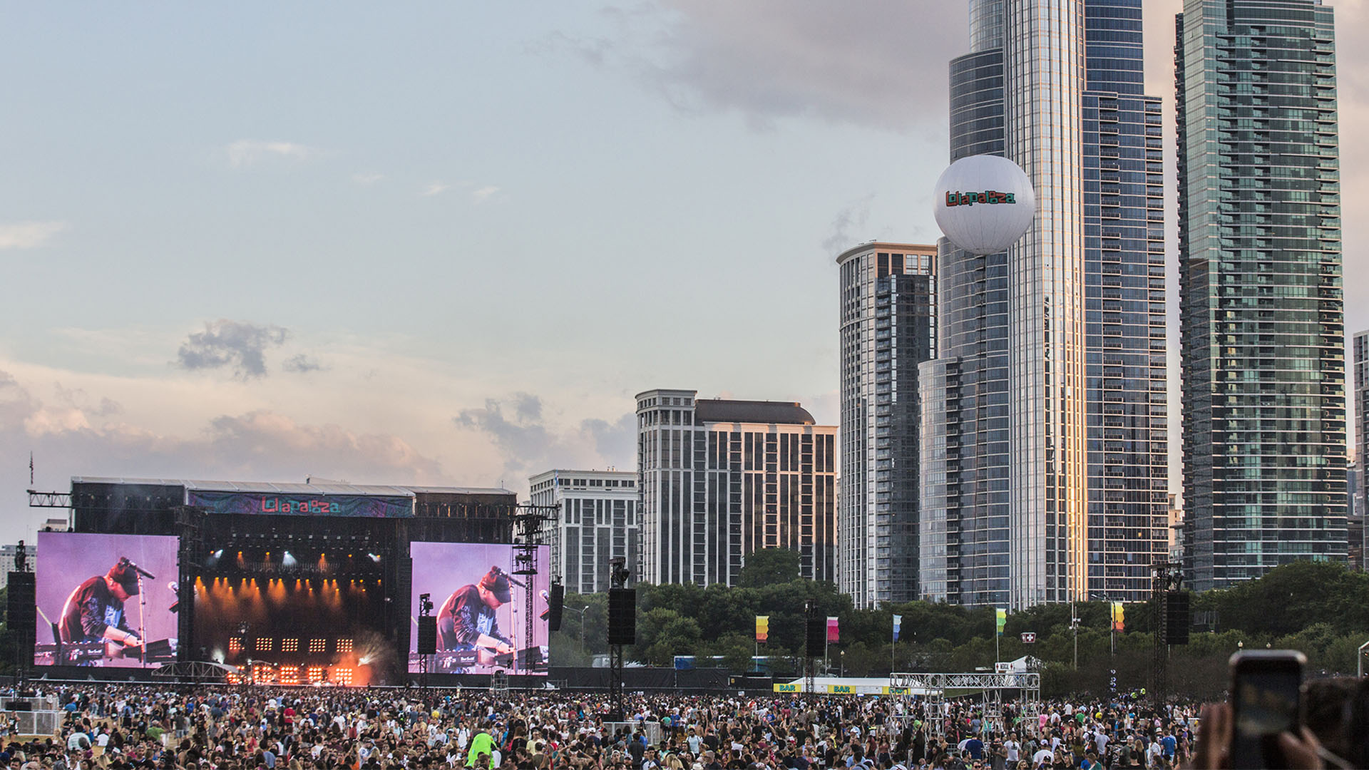 El Grant Park estuvo estallado de jueves a domingo.