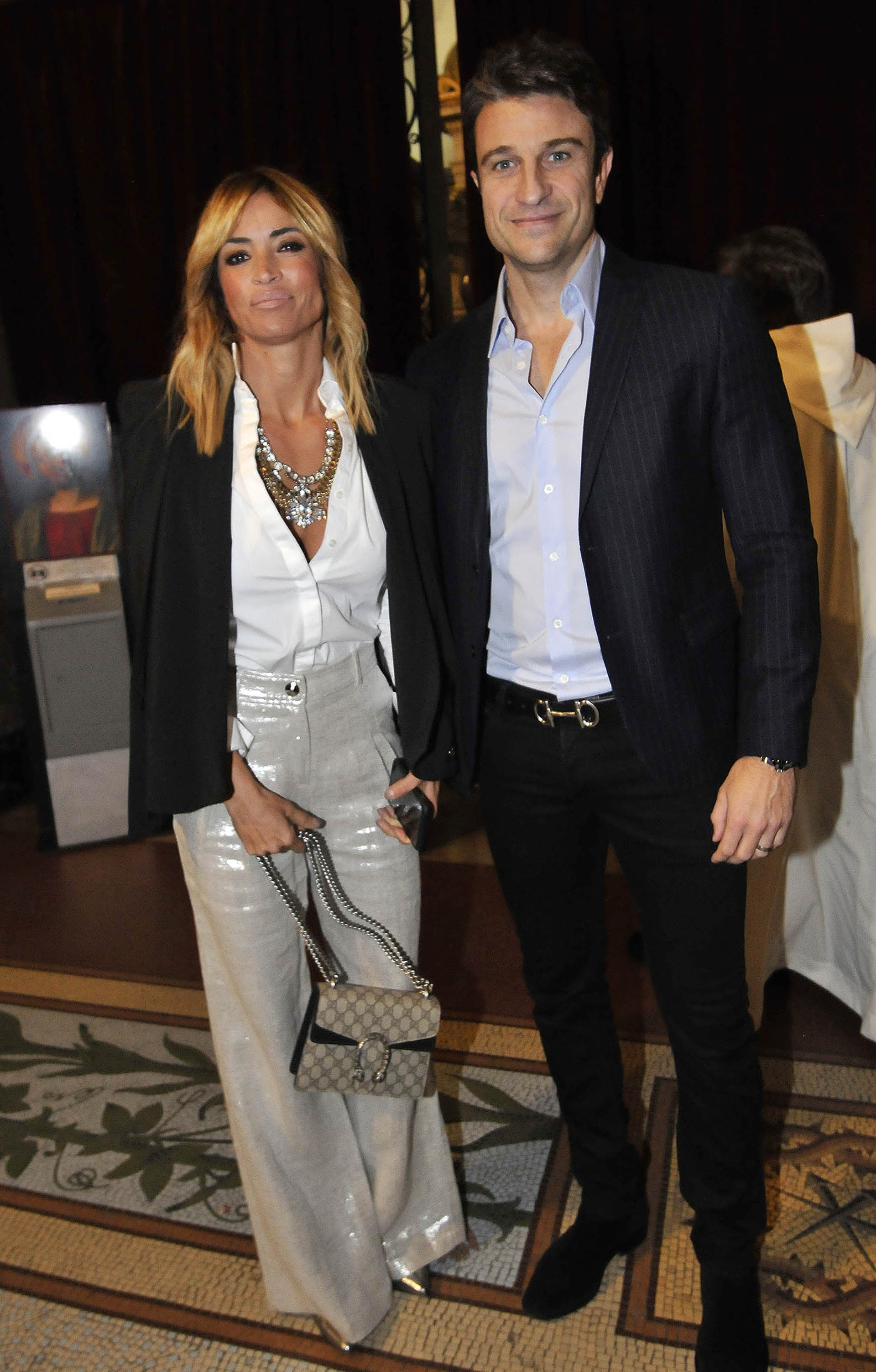 Claudia Fernández y su marido, Leonel Delménico