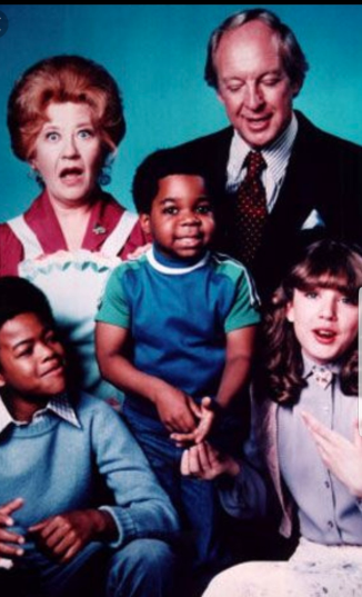 Charlotte Rae en “Blanco y negro”, serie que lanzó a Gary Coleman al estrellato