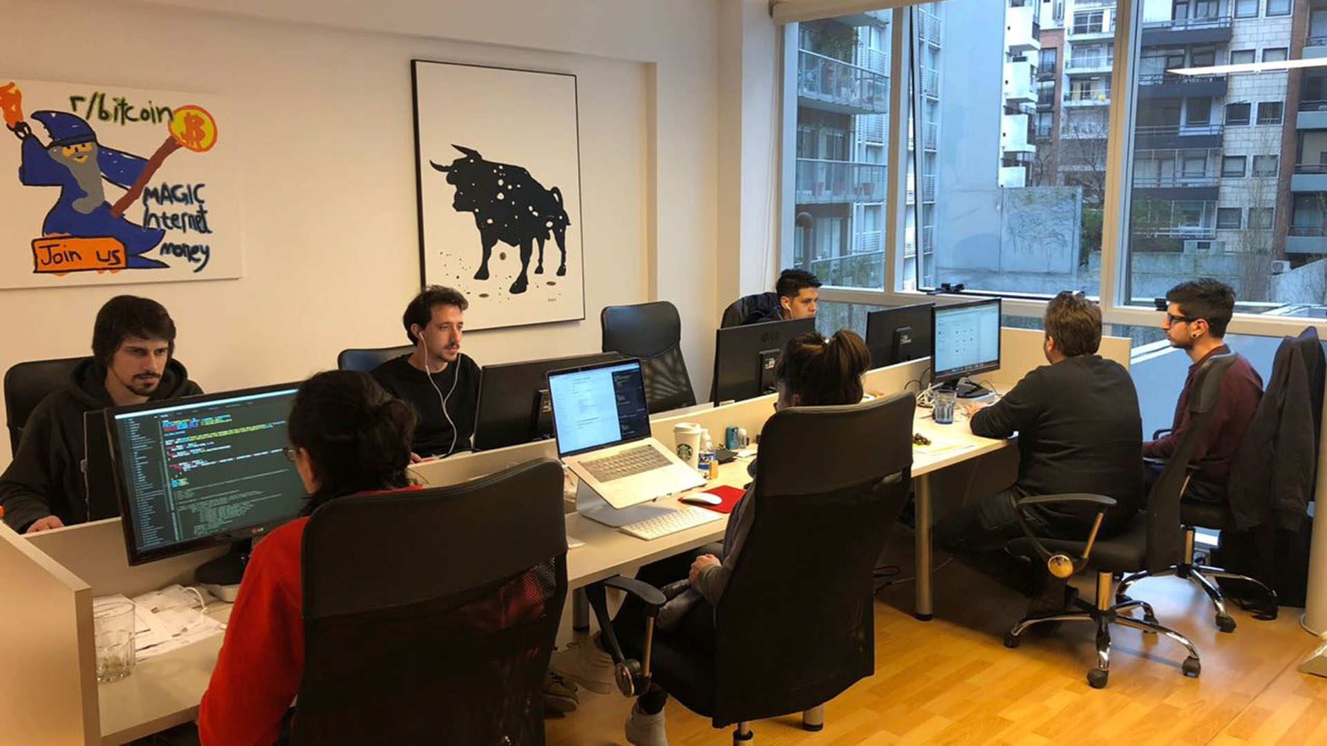 Las oficinas en Belgrano, Buenos Aires (SatoshiTango)