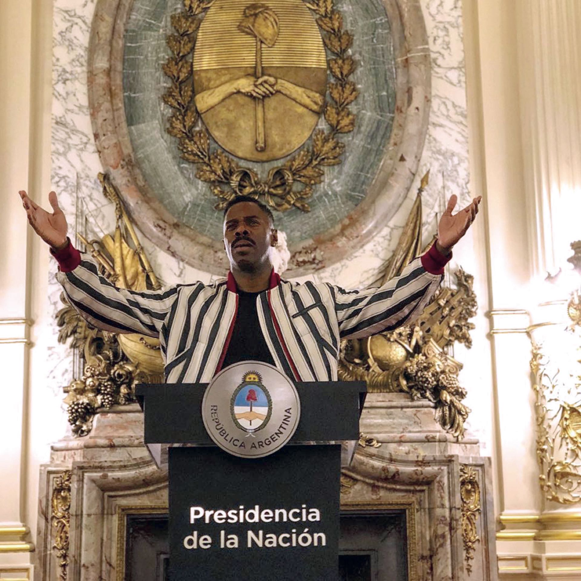 Colman Domingo en la Casa Rosada