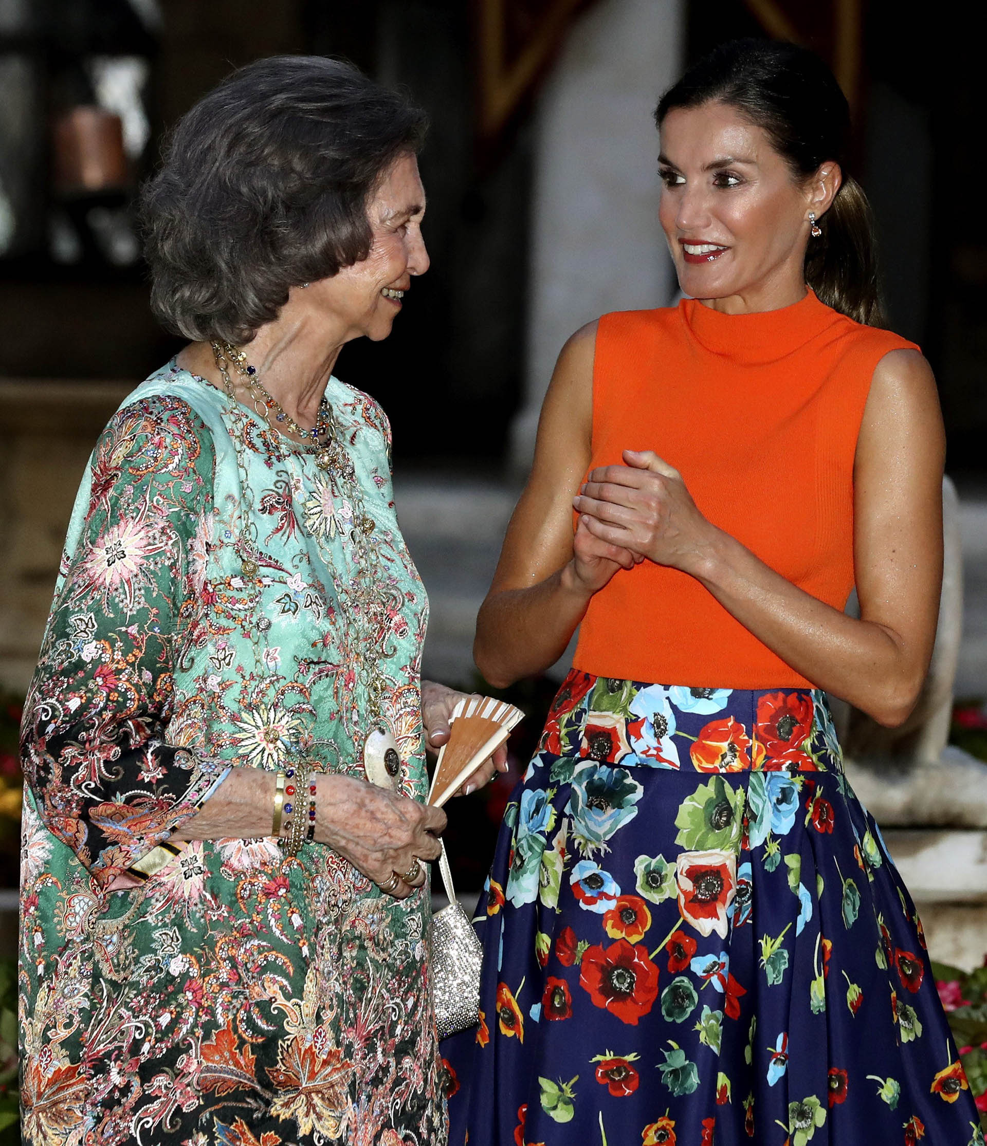 Tras algunos rumores que hablaban de una mala relación entre ambas, Letizia y Sofía se mostraron cómplices y conversaron amablemente