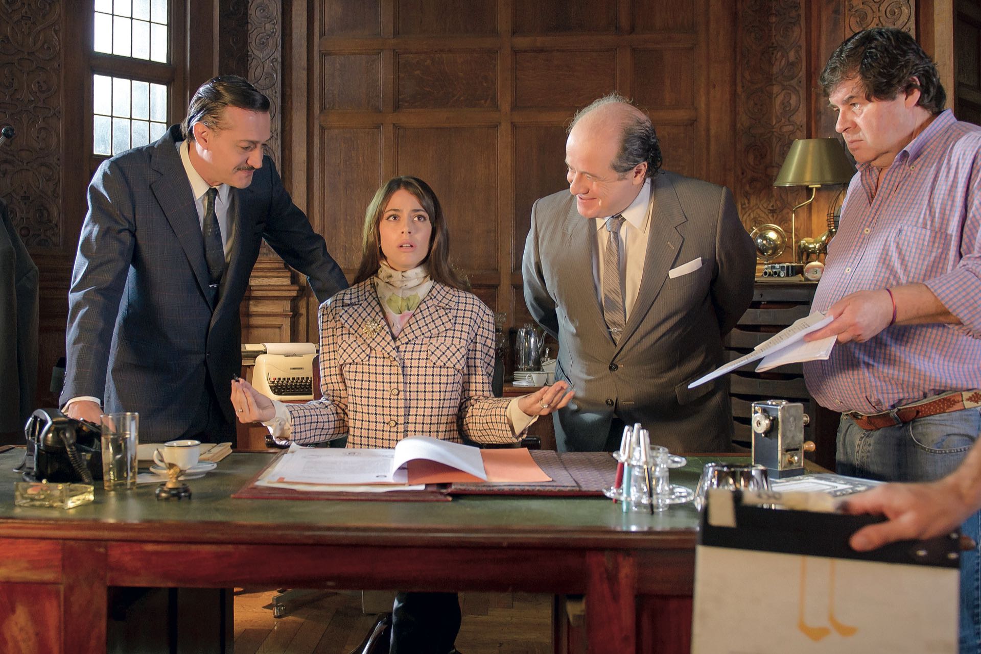 Tini Stoessel evocó el momento de la firma del contrato de Almorzando con las estrellas (1968), ante Romay y Yankelevich.