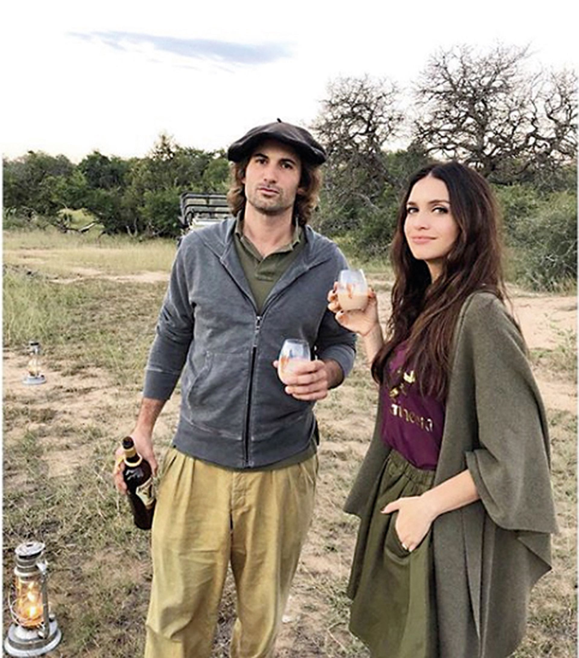 Junto a su marido, Jacob von Plessen.