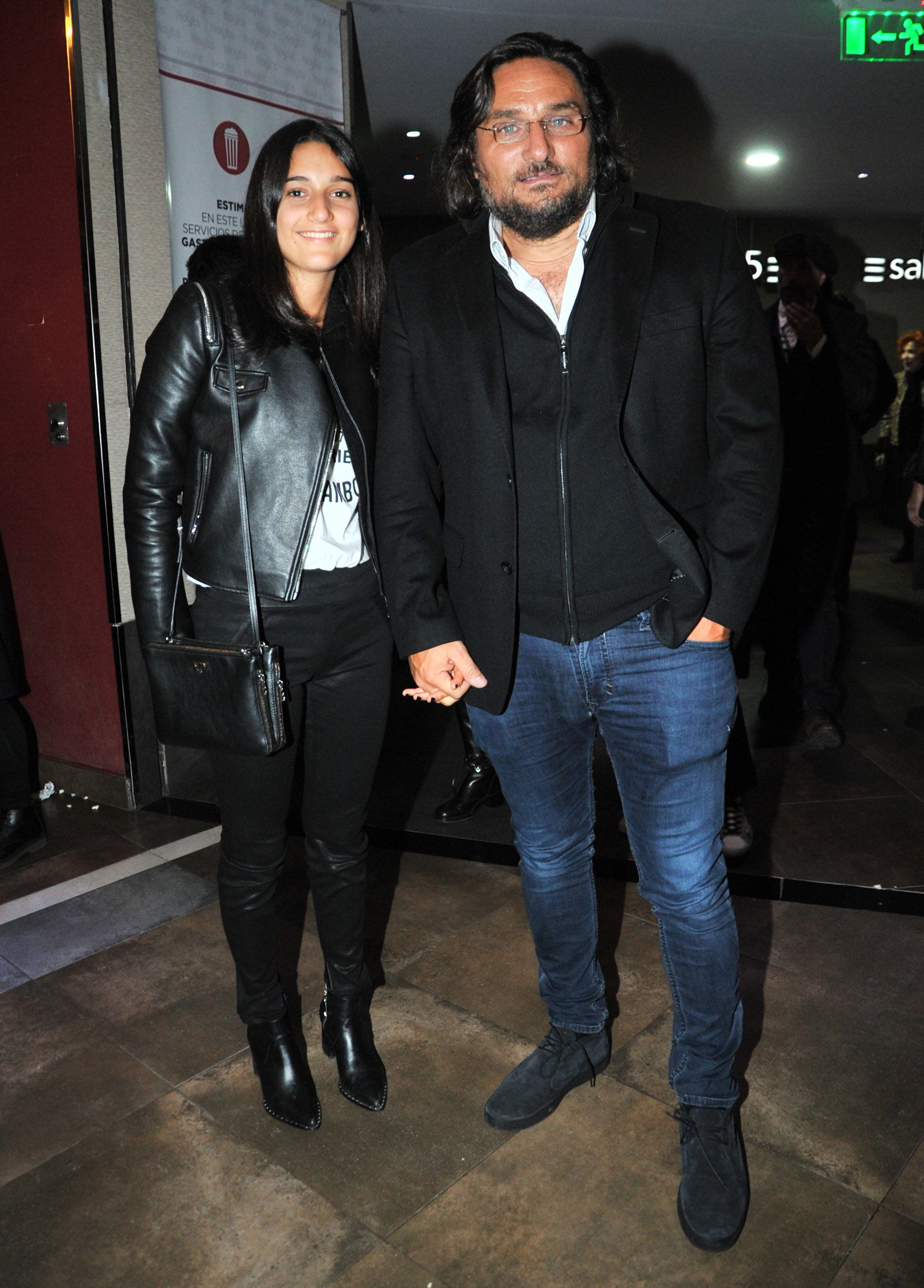 Martín Kweller y su hija,
