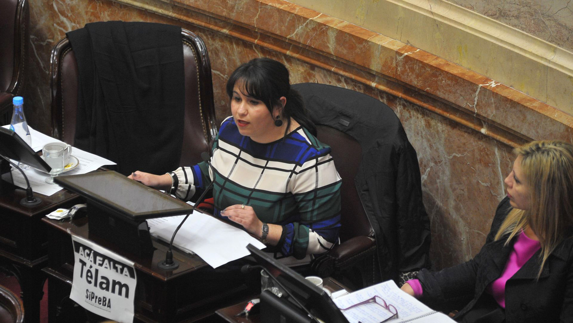 La senadora correntina Ana Almirón
