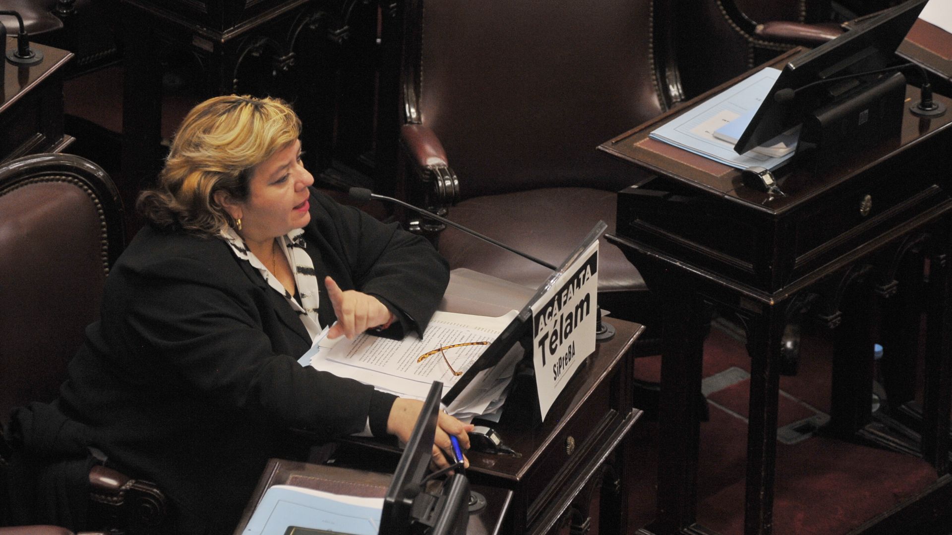 La senadora nacional por Formosa, María Teresa González