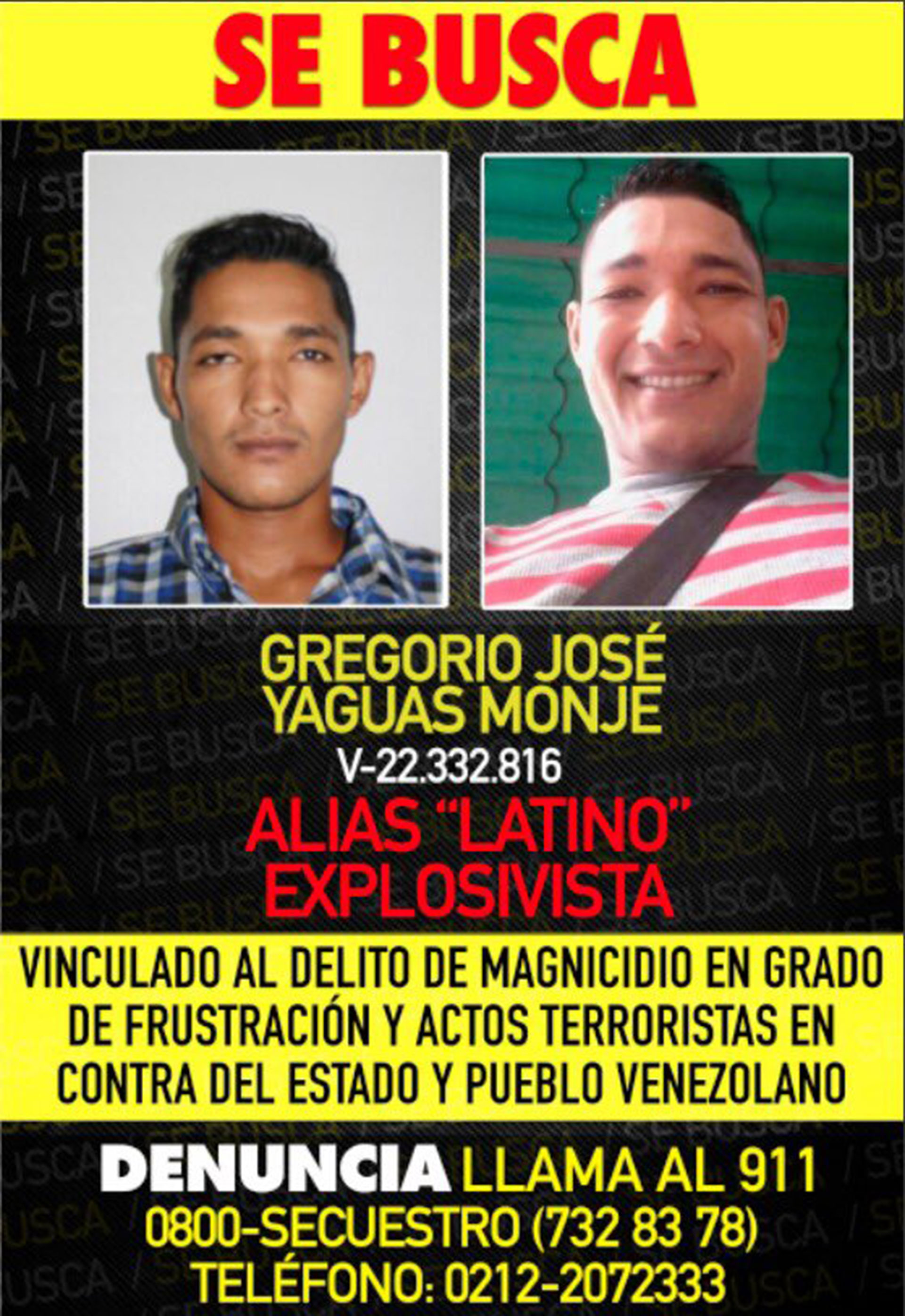 Hubo detenciones por el supuesto ataque, y el régimen venezolano busca a más personas