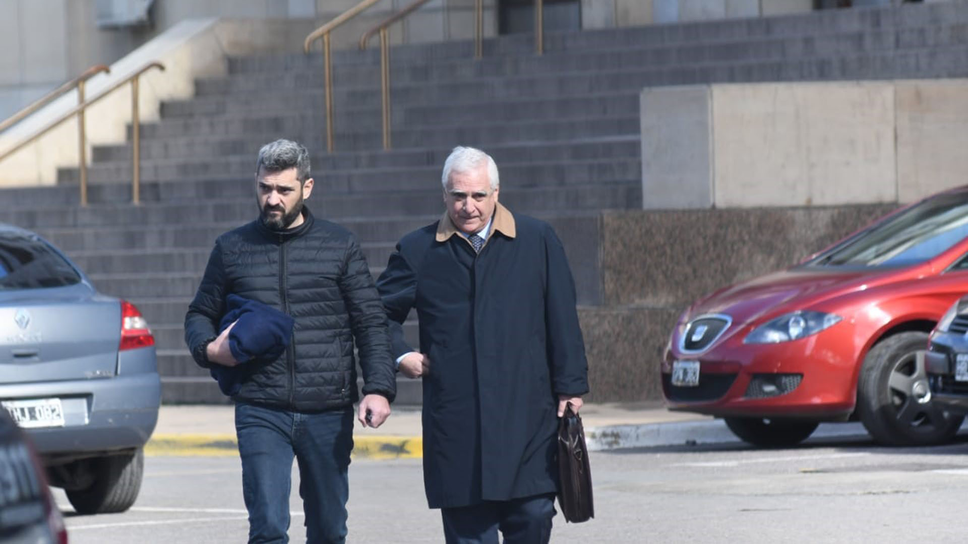 Juan Carlos Lascurain, el año pasado, saliendo de los Tribunales de Comodor Py