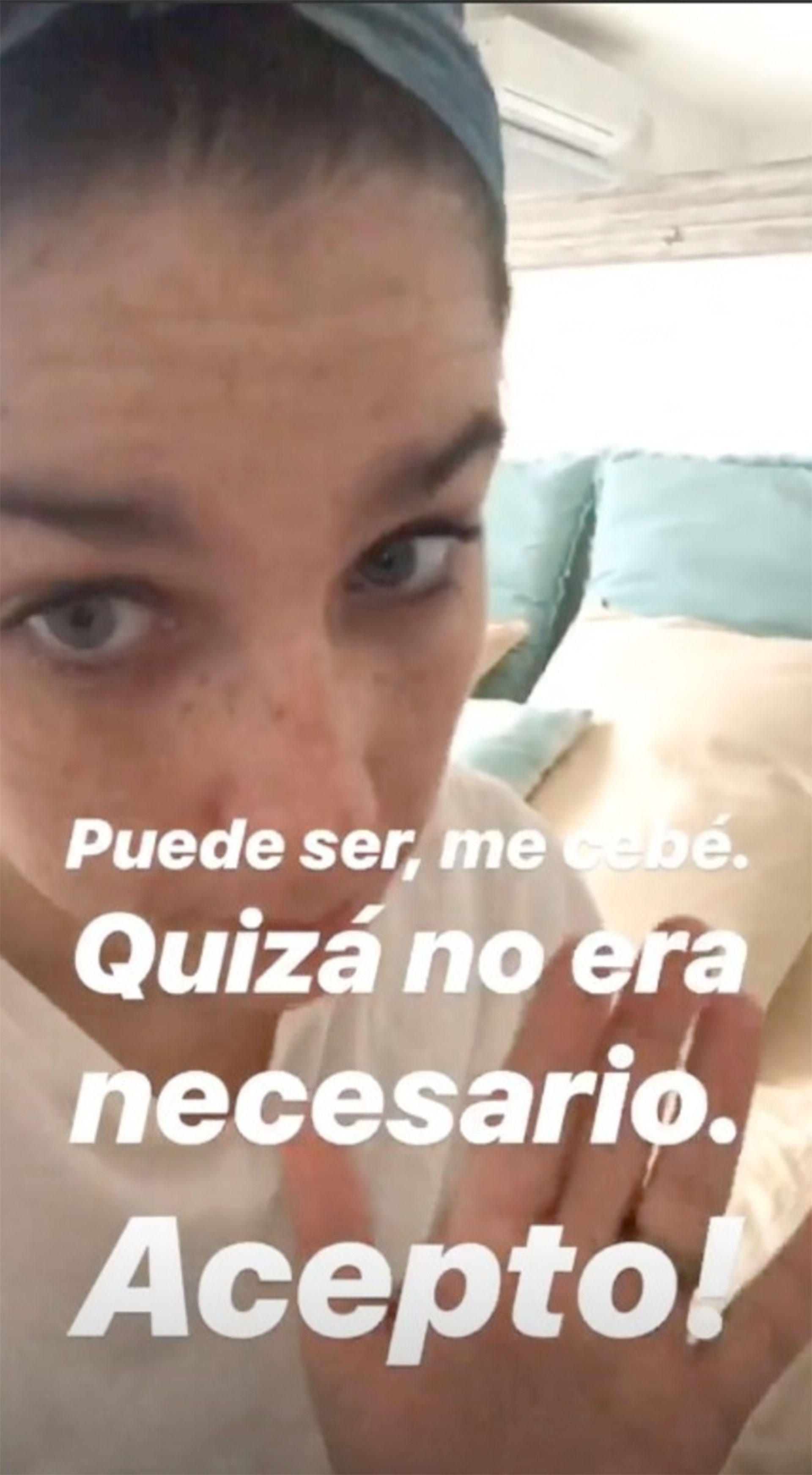 Así comenzó el descargo Juana Repetto.