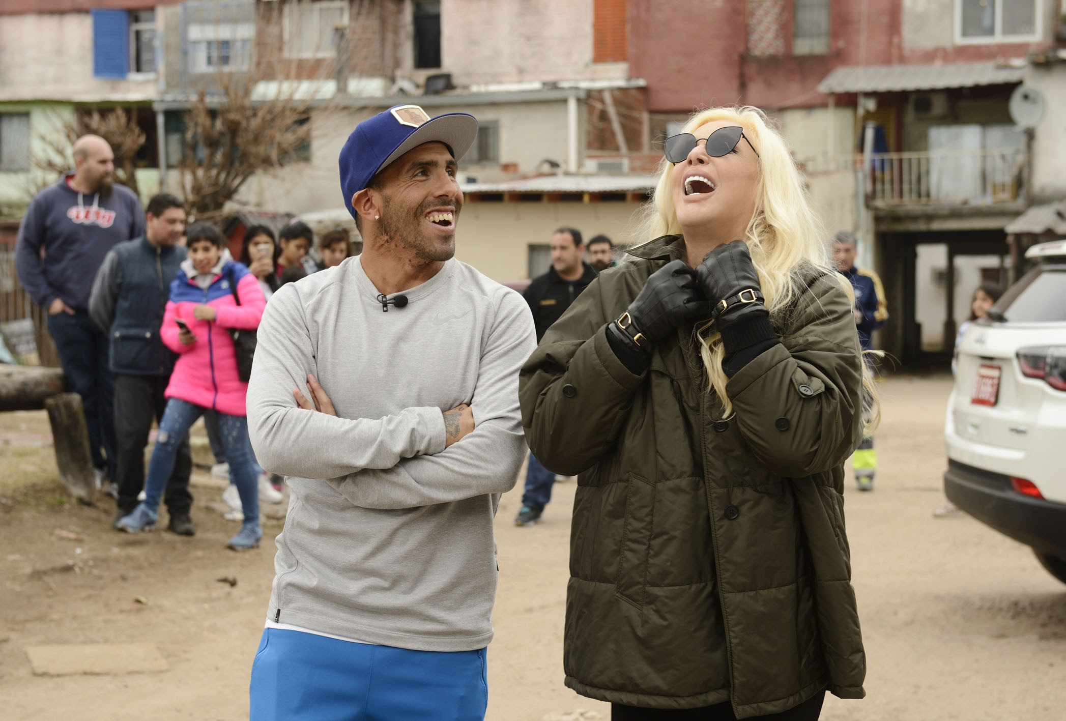 Susana Giménez visitó con Carlos Tevez en Fuerte Apache. Fue el primer especial que hizo la diva en su vuelta a la pantalla chica este año