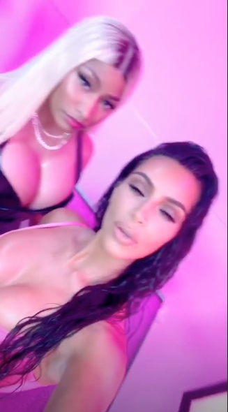 Kim Kardashian y Nikki Minaj (Instagram Kim Kardashian)