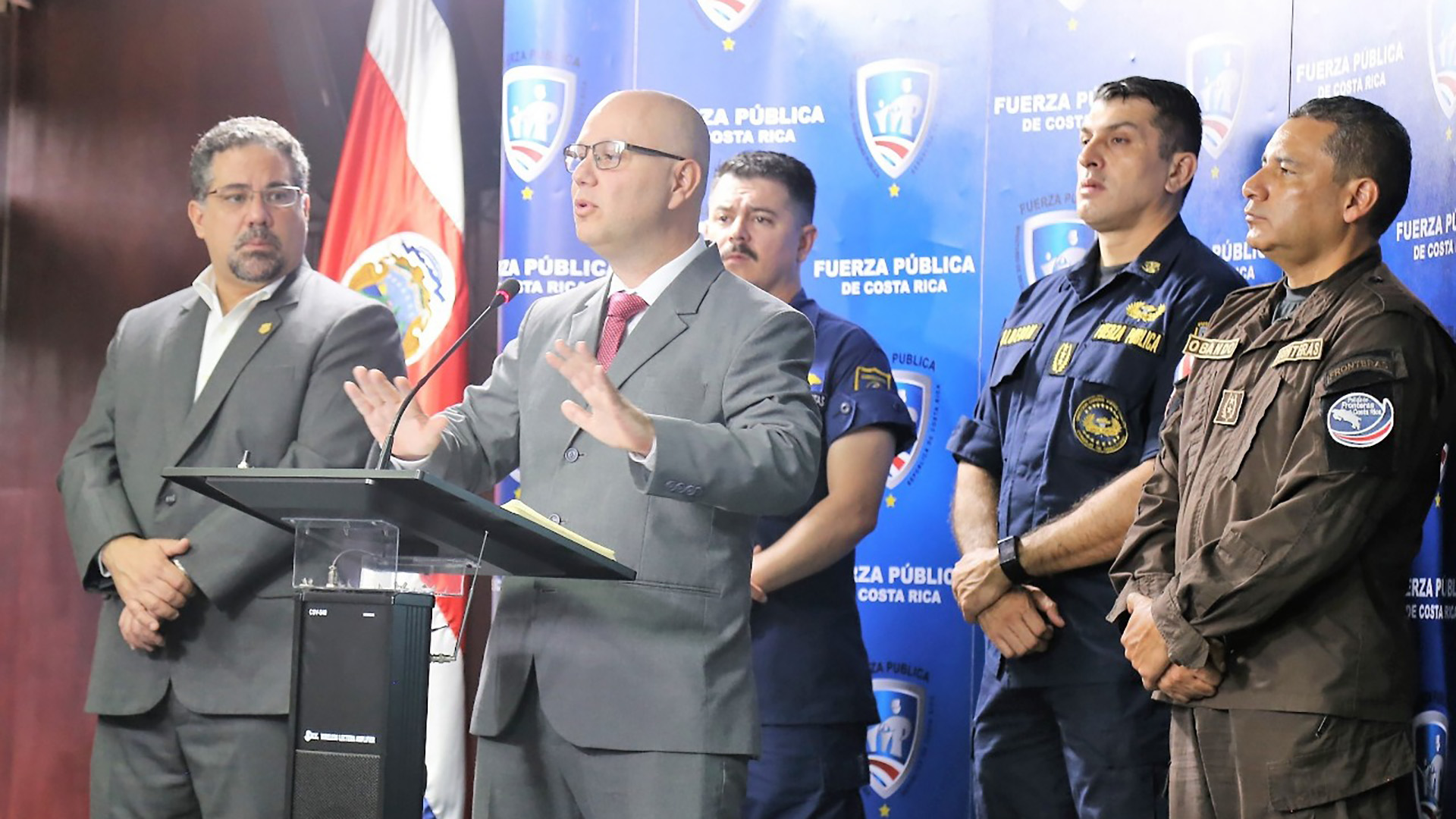 El ministro de Seguridad Pública de Costa Rica, Michael Soto.
