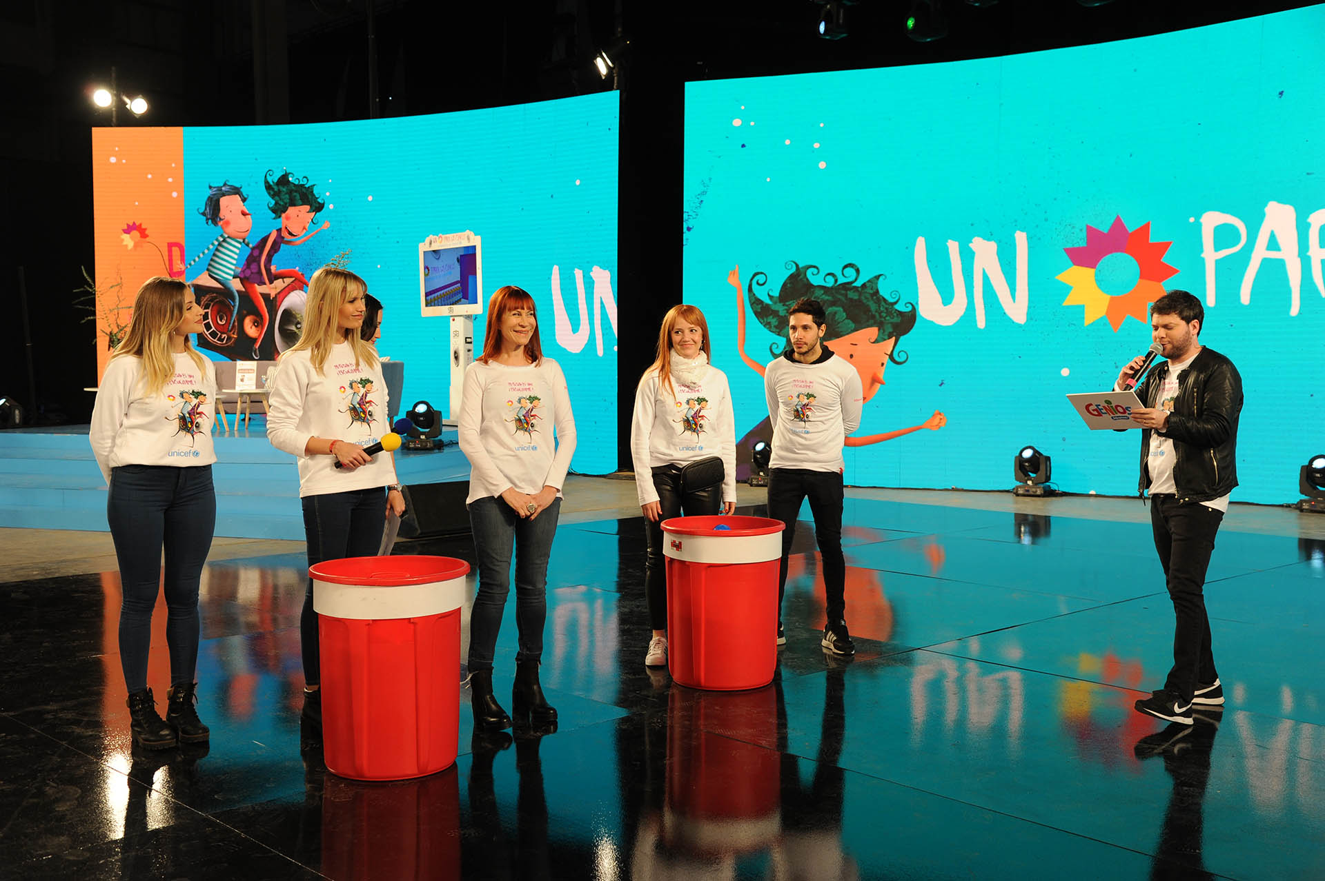 Matilda Blanco participó de uno de los juegos de la tarde