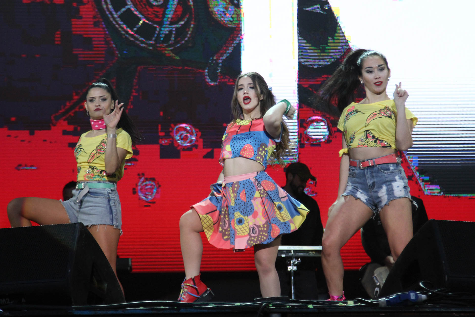 La nieta de Lolita Torres, en pleno show