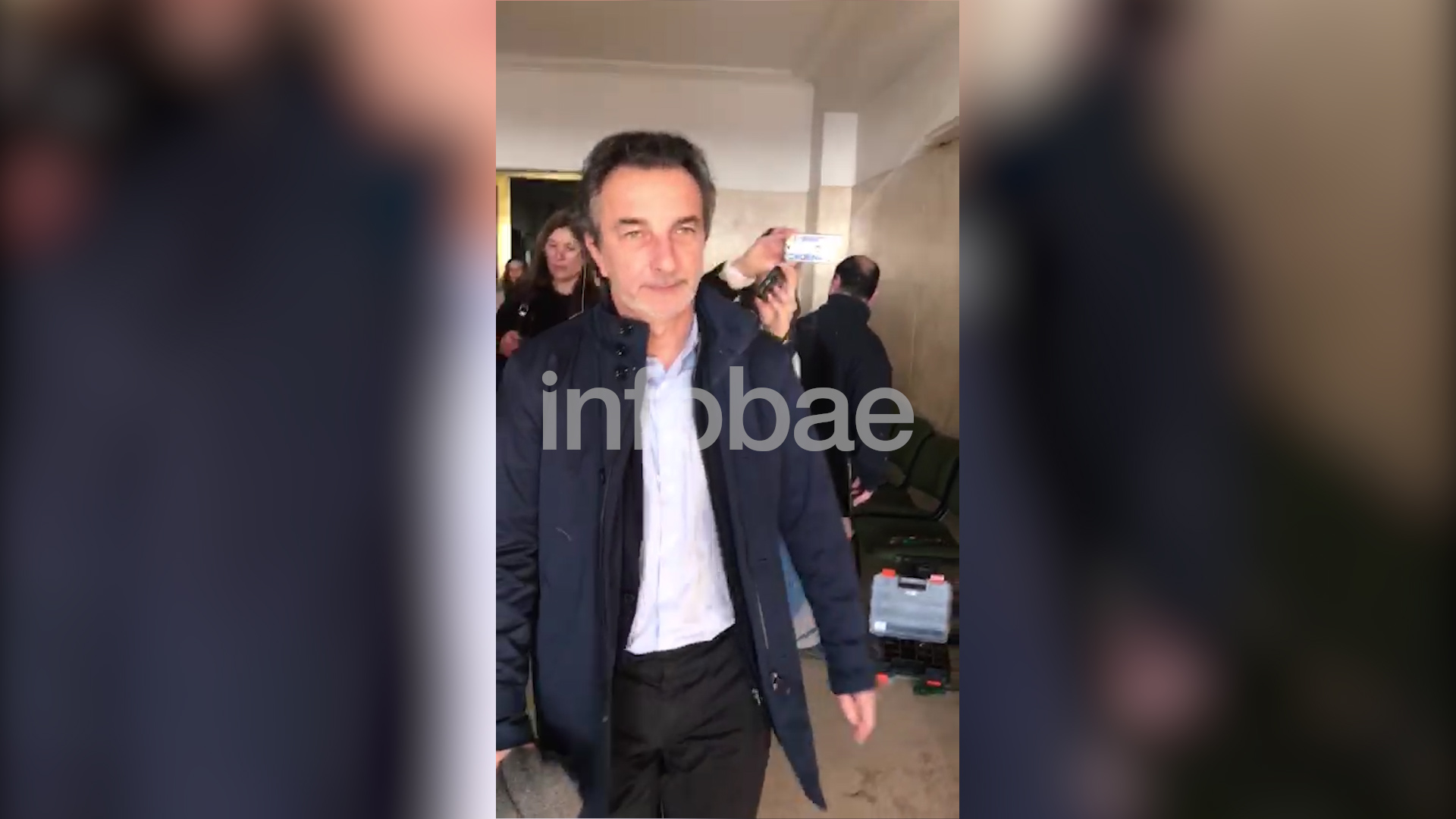 El empresario Angelo Calcaterra, el día que declaró en indagatoria
