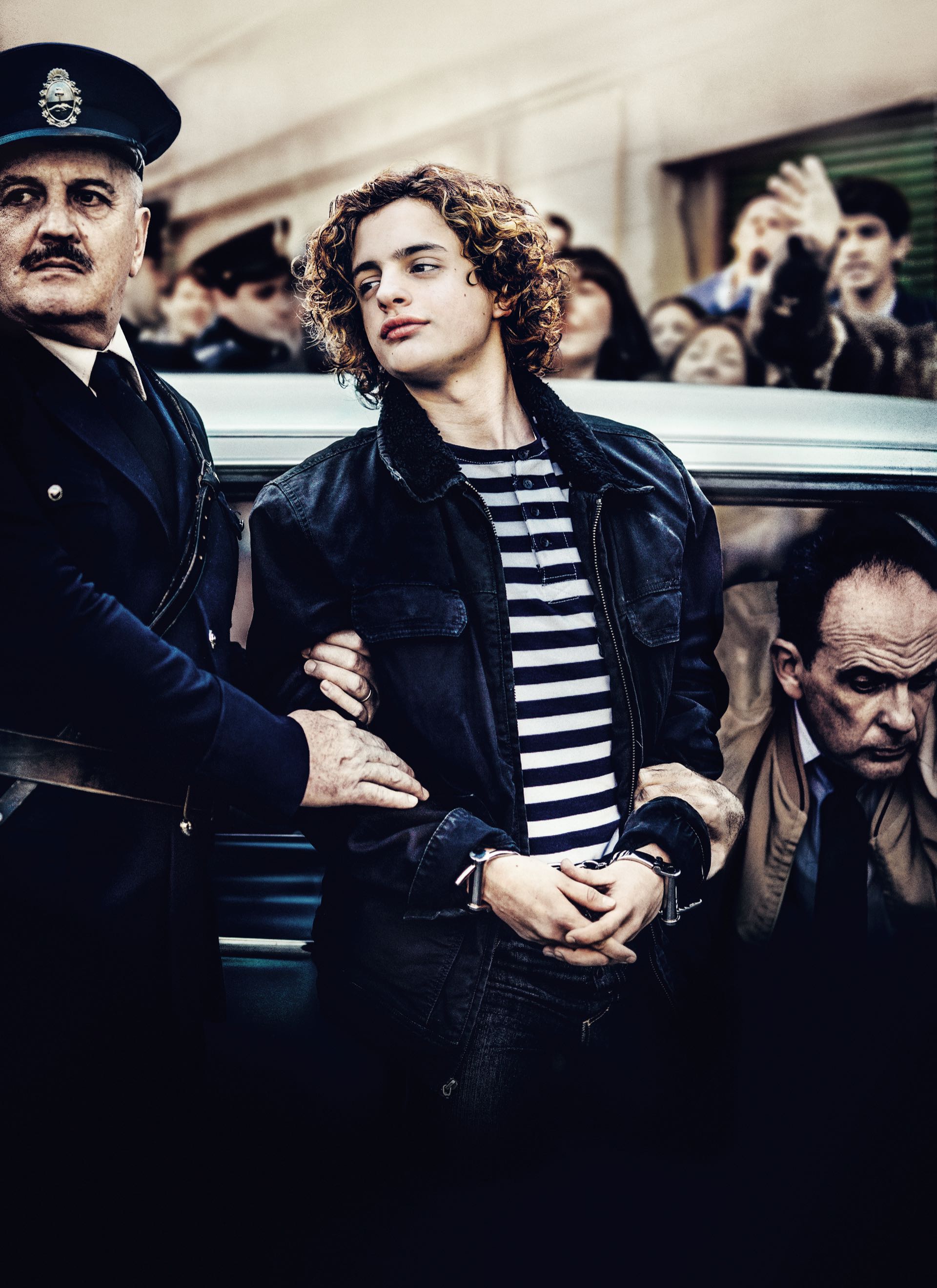 Lorenzo Ferro, el actor que interpreta a Robledo Puch en la película “El Ángel”.