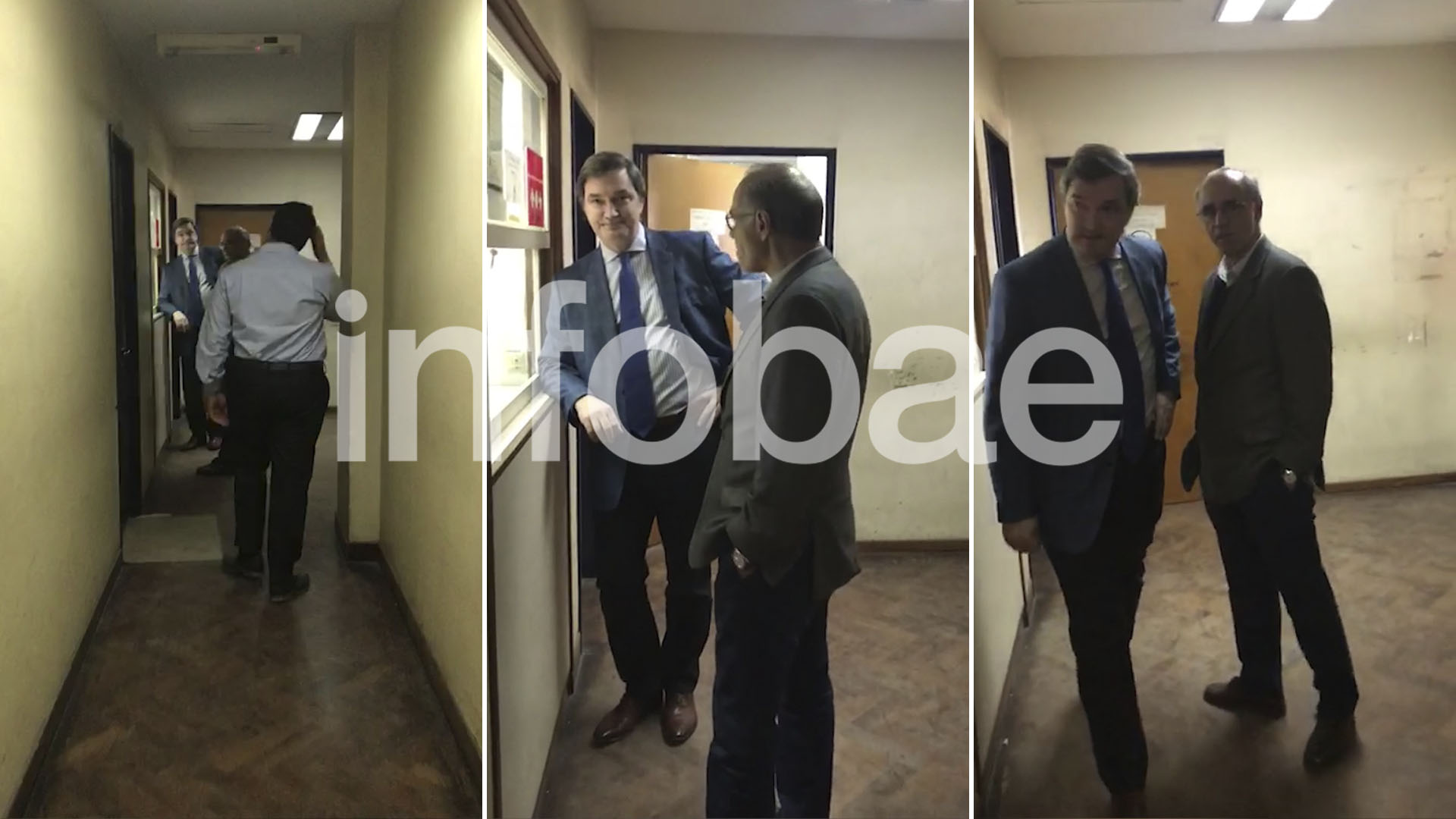 Juan Chediack en los tribunales acompañado de su abogado, Pablo Lanusse