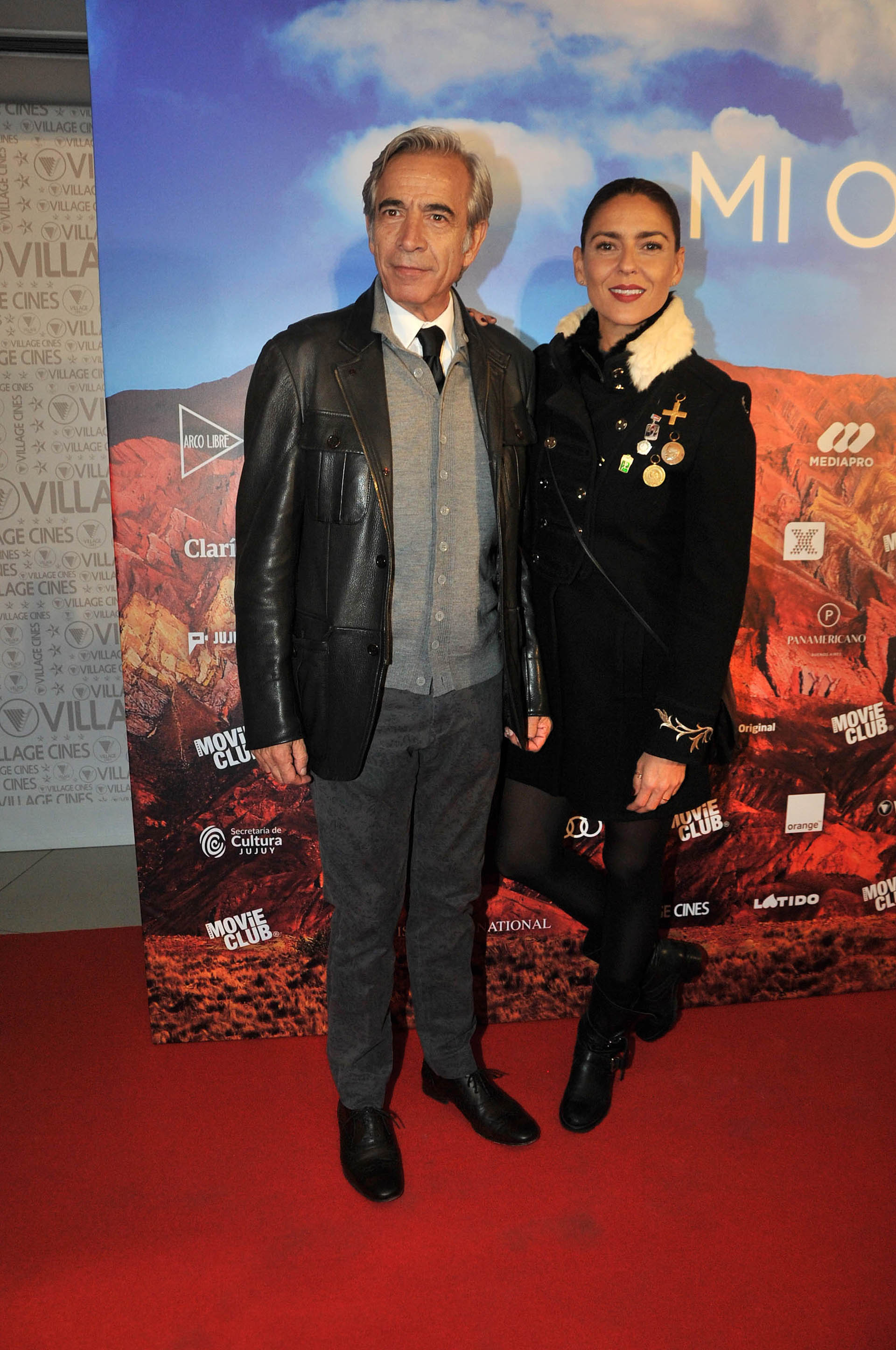 Imanol Arias y su pareja