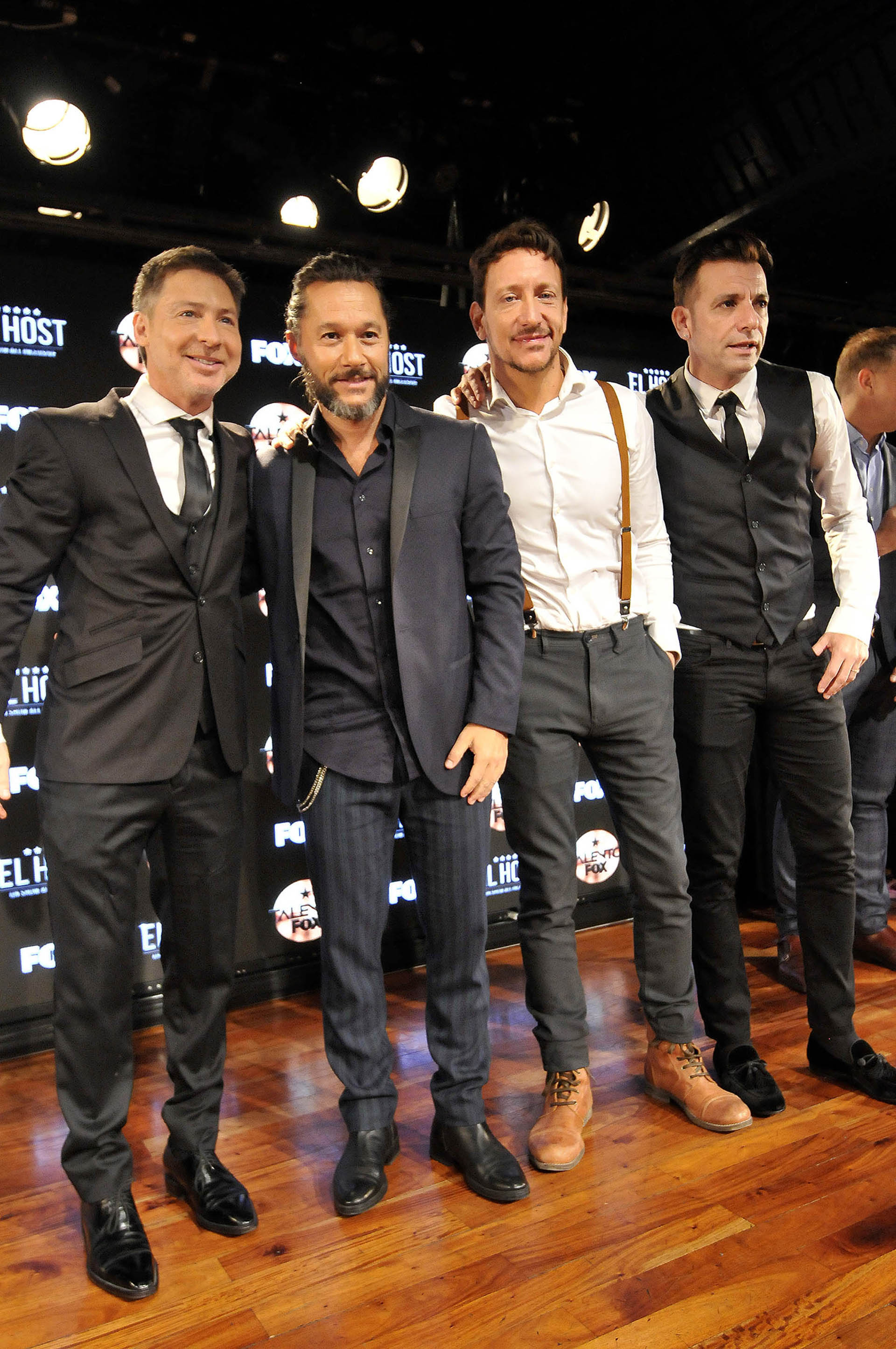 Adrián Suar, Diego Torres, Nico Vázquez y Martín Bossi