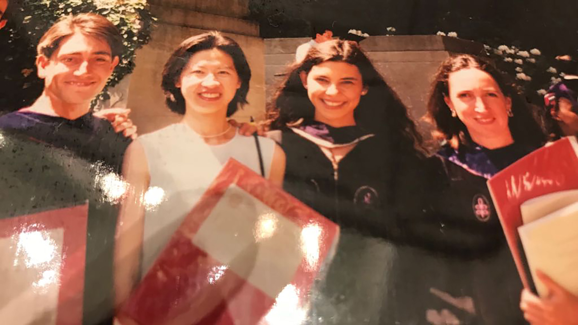 Adriana Batan junto a sus compañeros