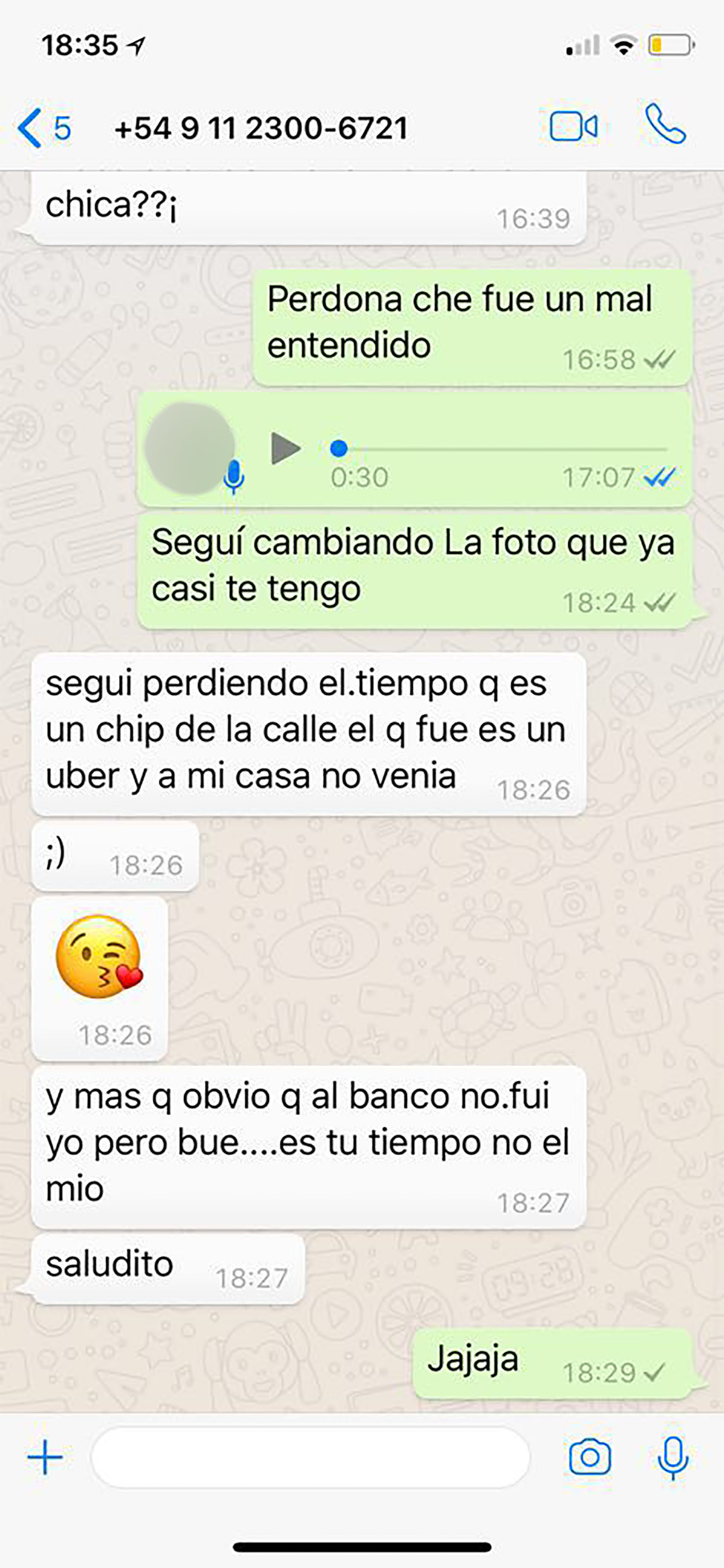 Las burlas del delicuente