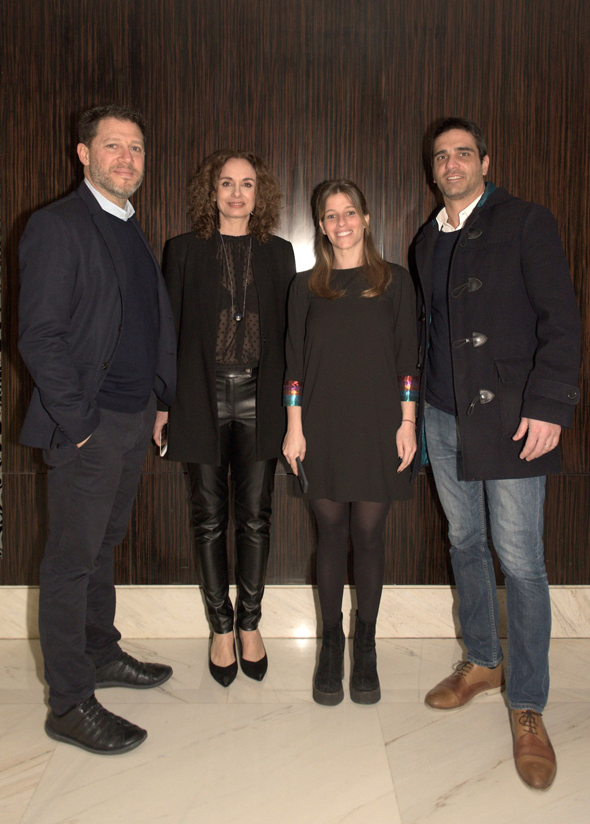 Damián Kirzner, Gabi López junto a Priscila Pipman y Silvio Tourón, gerentes comerciales de Infobae.