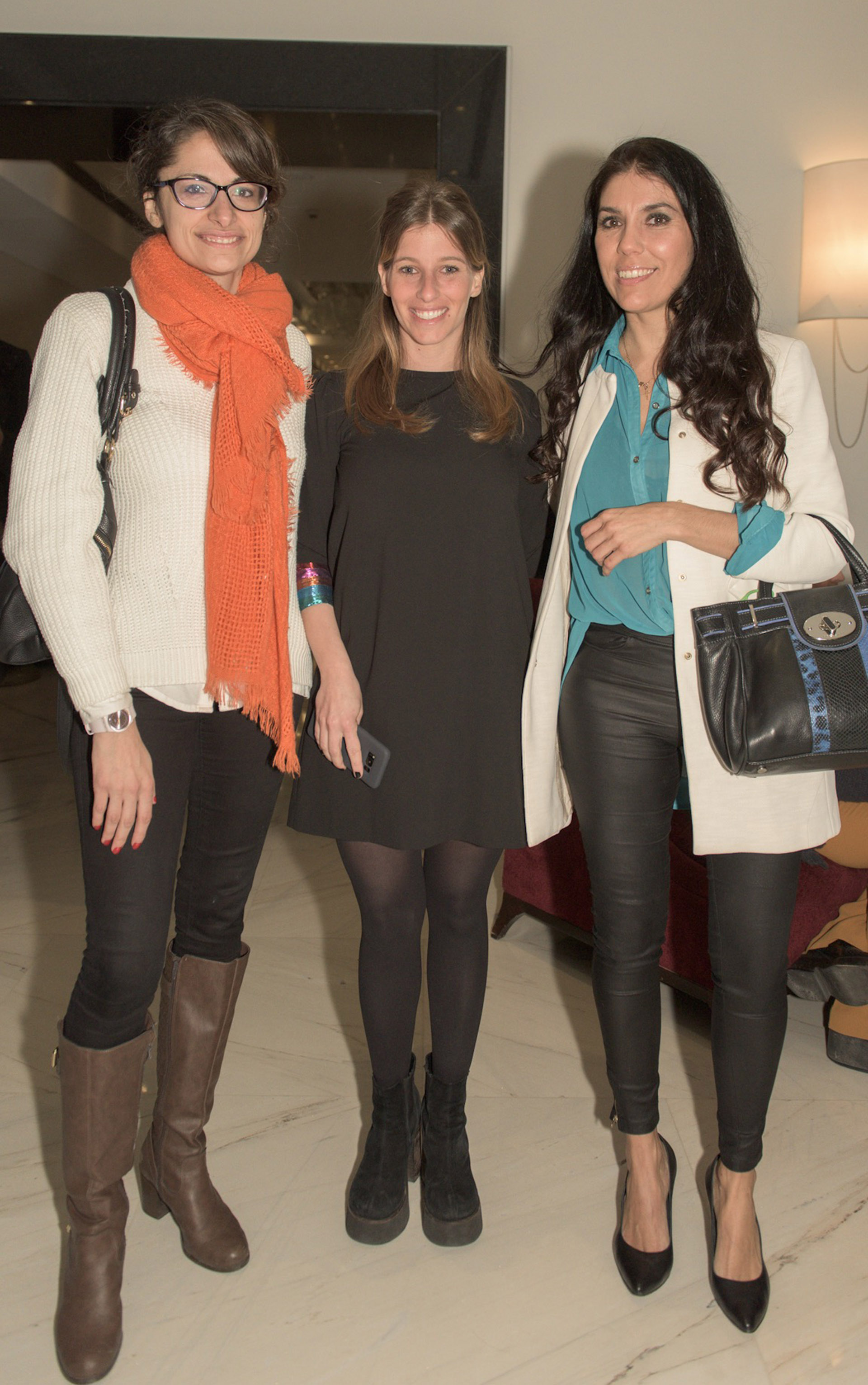 Patricia Bartoloni, marketing digital de FV SA junto a Priscila Pipman y Lucrecia Correa del equipo de comercial de Infobae.