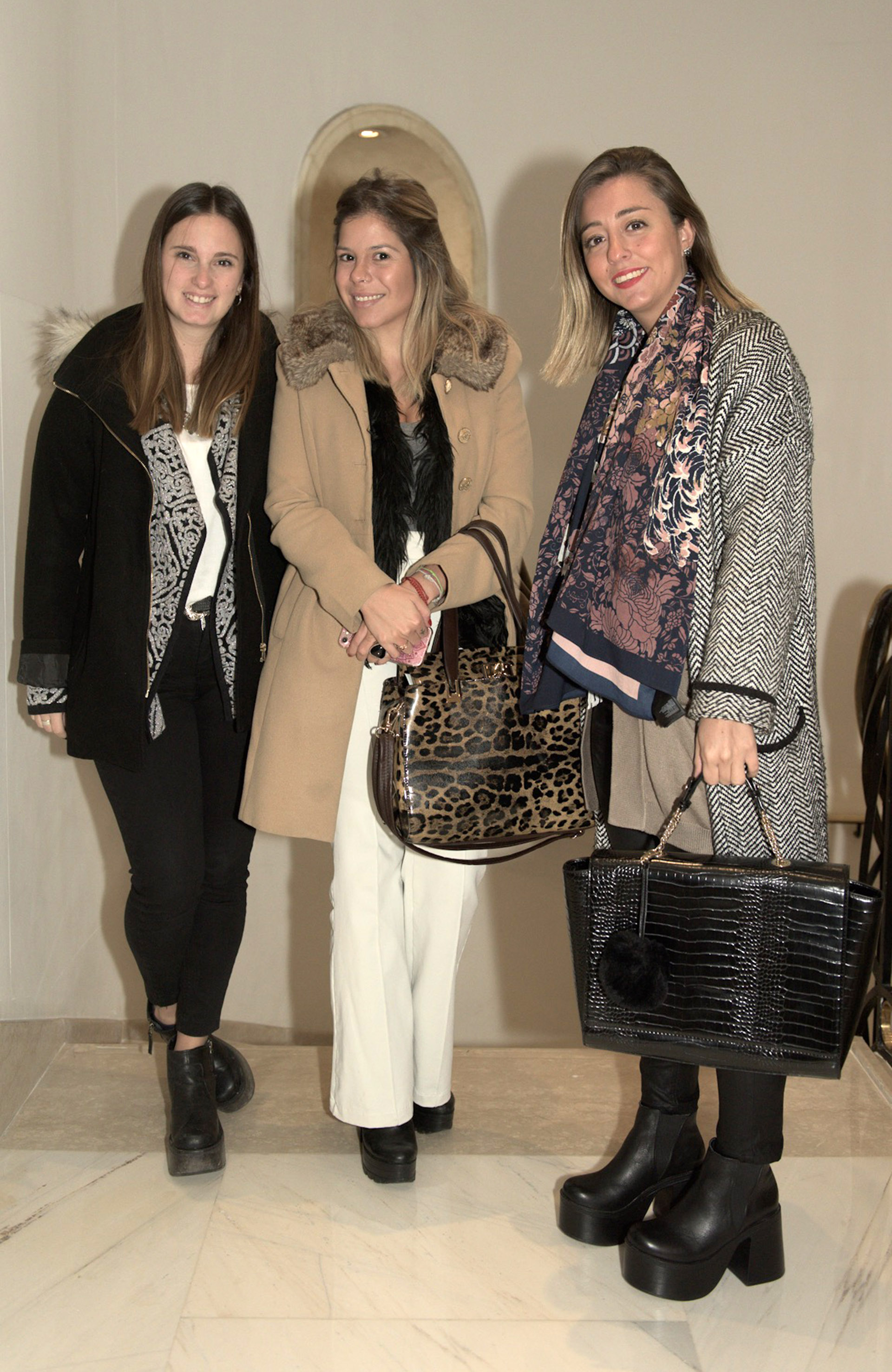 Eliana Sol Rubio, María Belén Estorni y Agustina Enriquez de la agencia de comunicación Mindshare