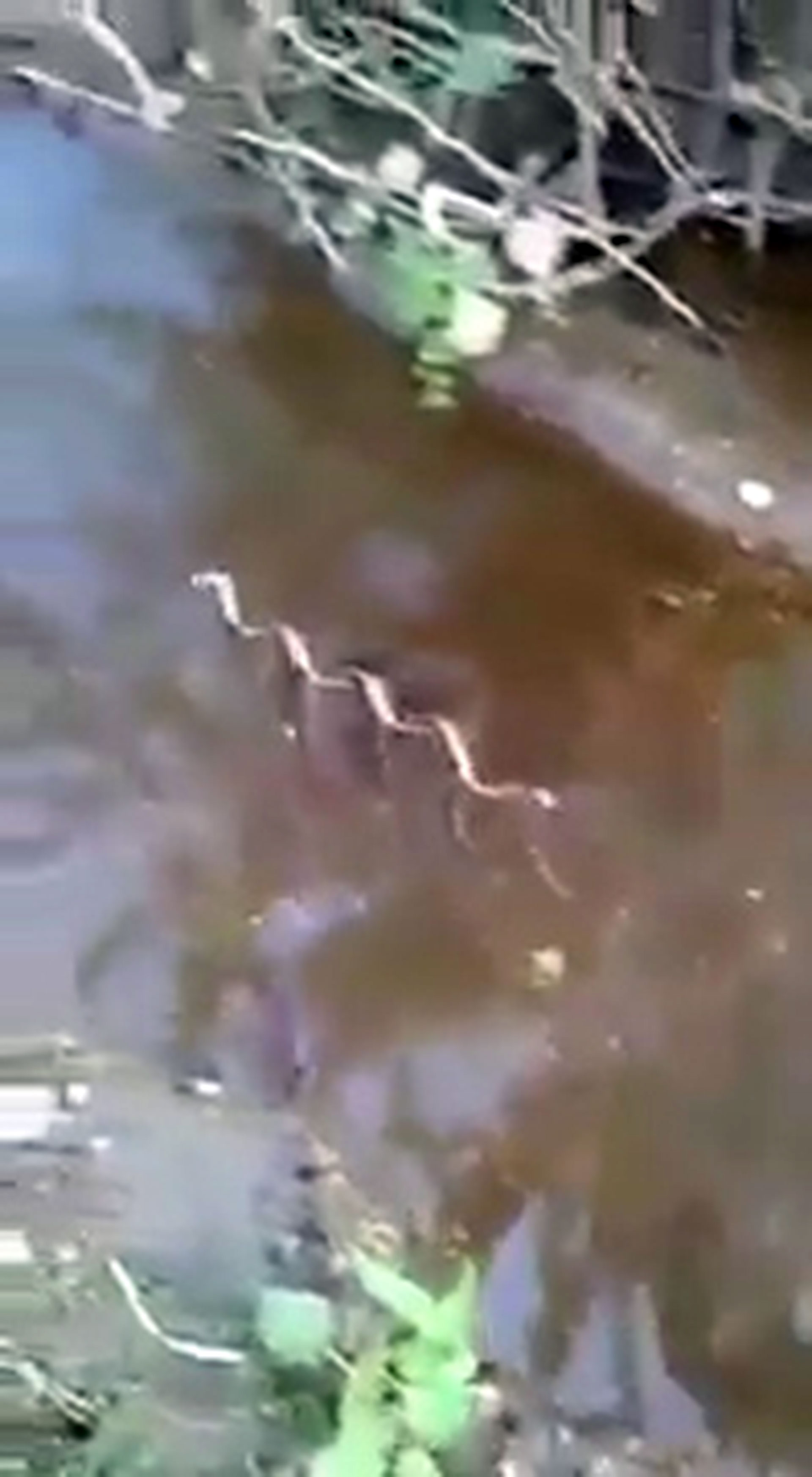 Con la misma lógica, se desliza en contra de la corriente en un río