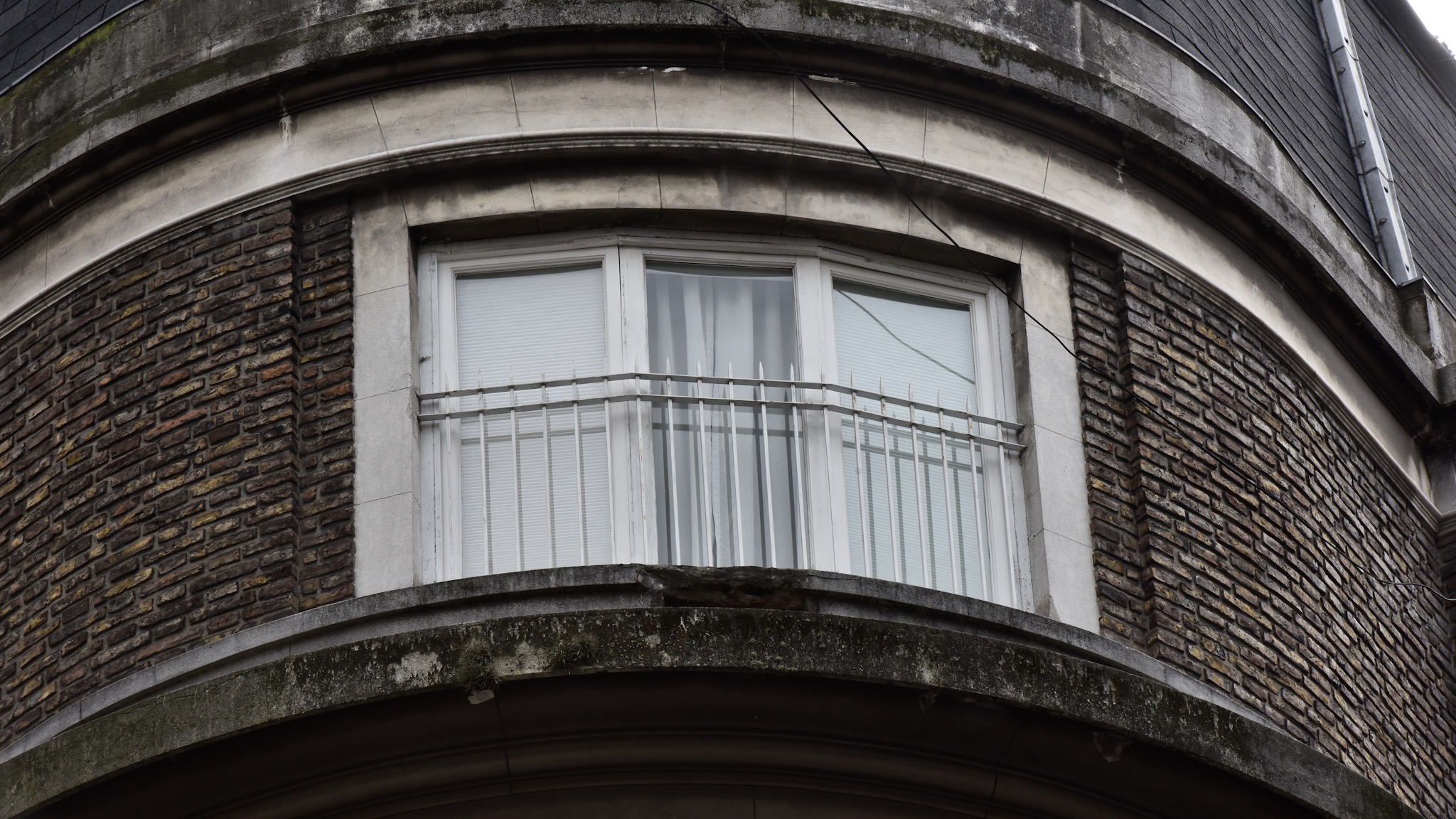 Las cortinas del departamento de la ex presidente se mantuvieron cerradas durante todo el día