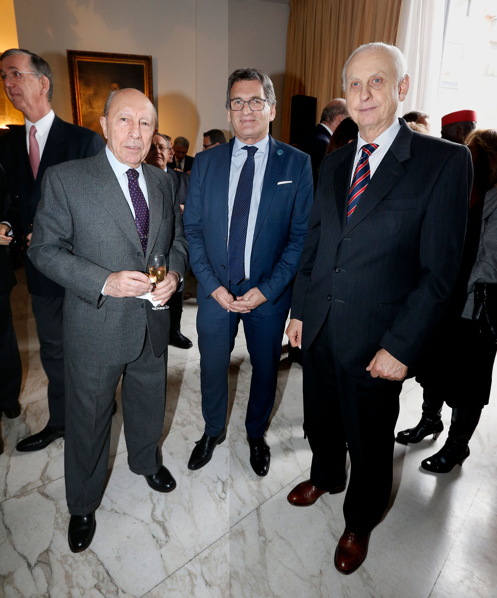 El empresario Carlos Spadone y el secretario de Derechos Humanos y Pluralismo Cultural, Claudio Avruj