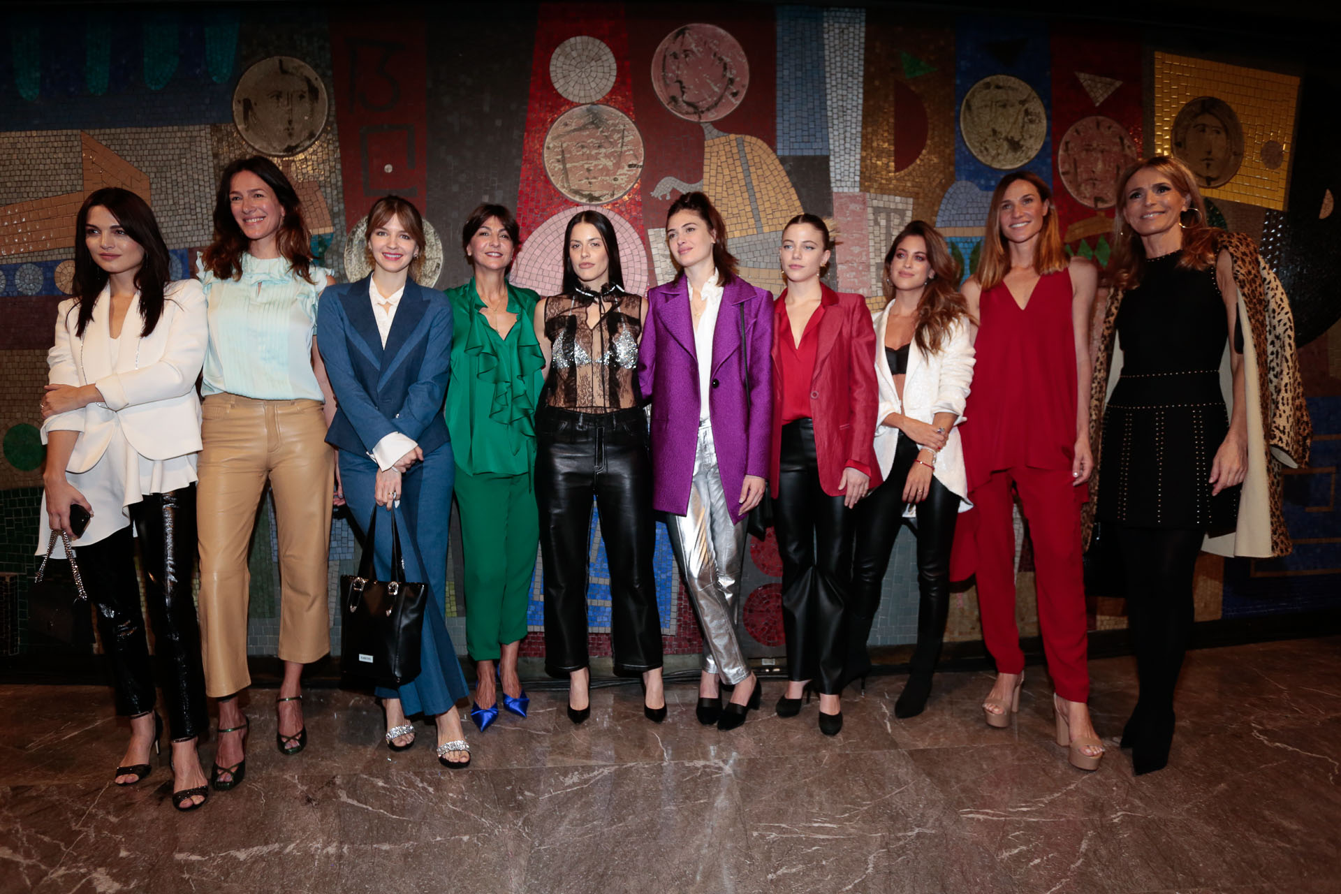 Carla Moure, Dolores Trull, Marcela Kloosterboer, Evangelina Bomparola, Agustina Marzari Bobbio, Mía Flores Pirán, Justina Bustos, Agustina Casanova, Lara Bernasconi y Rossella Della Giovampaola /// Fotos: Christian Bochichio