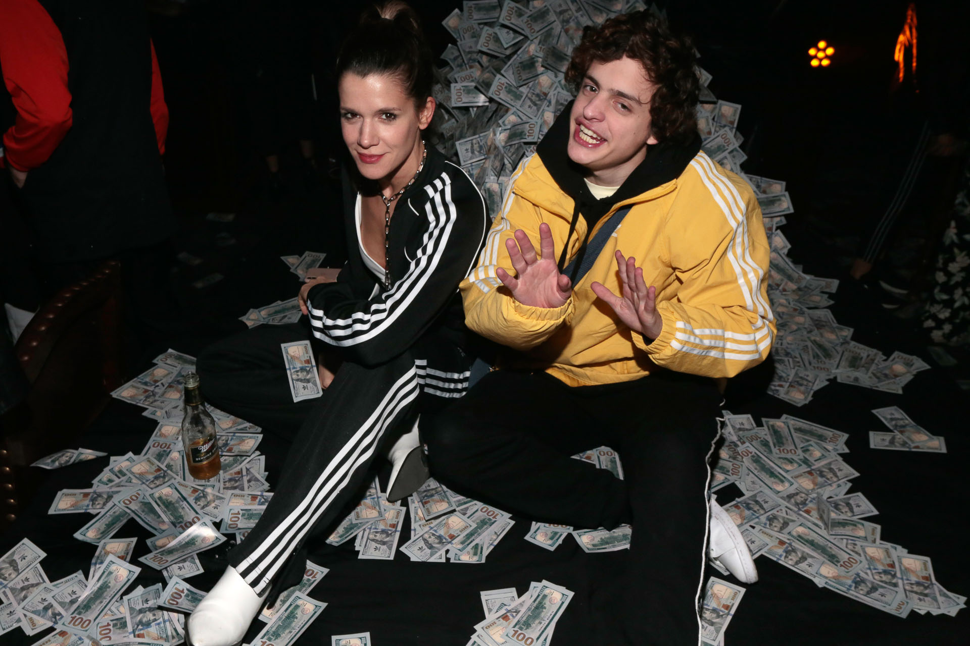 Violeta Urtizberea y Lorenzo Ferro