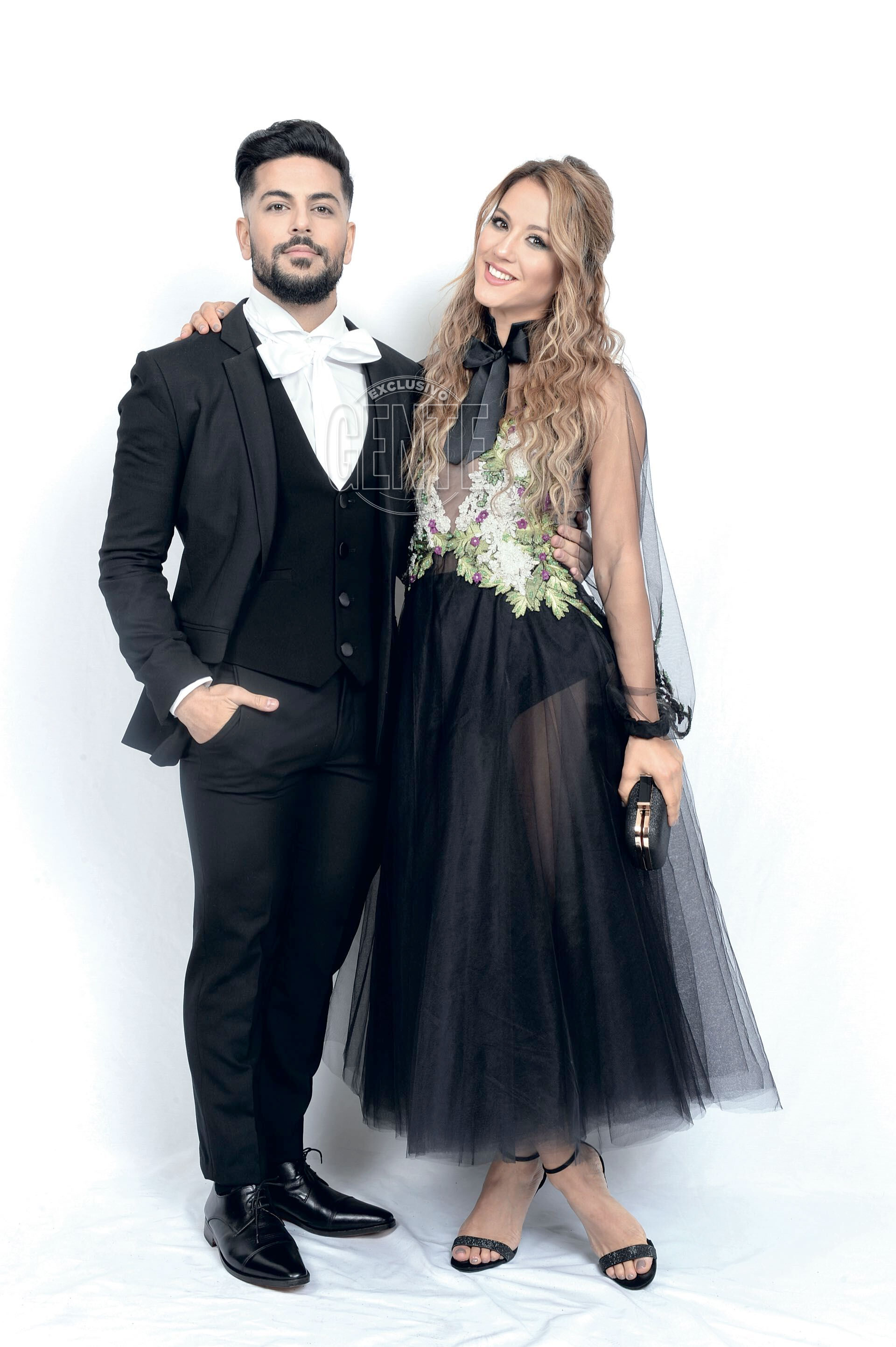 Facundo Mazzei (by Pablo Ramírez) y Flor Vigna (por Pupé Teté / zapatos Justa Osadía).