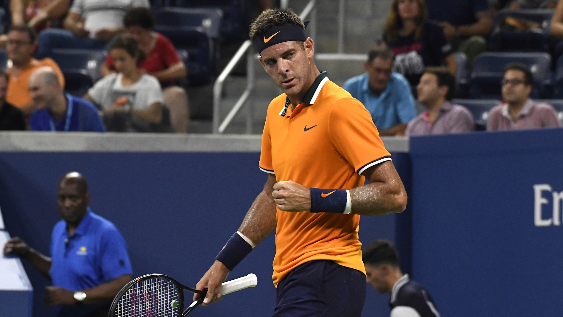 Juan Martín del Potro comenzó con el pie derecho su excursión en el US Open (Reuters)