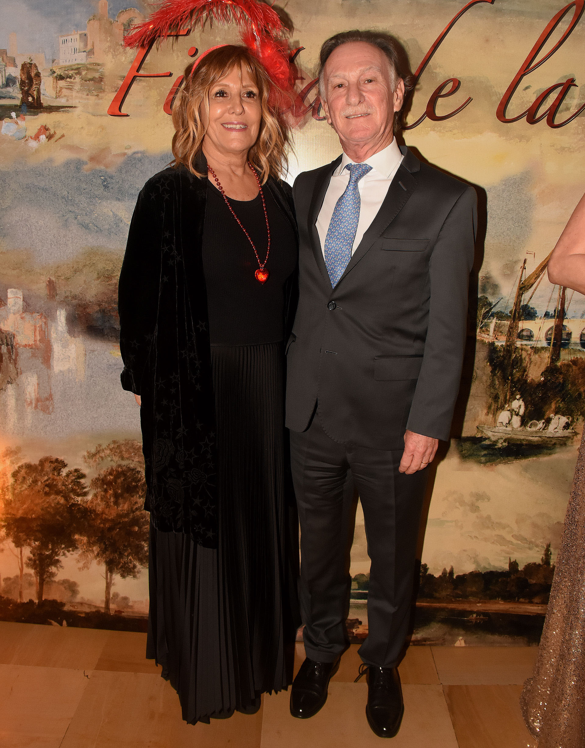 Ana Bustamante y el presidente de la Cámara Argentina de la Construcción, Gustavo Weiss