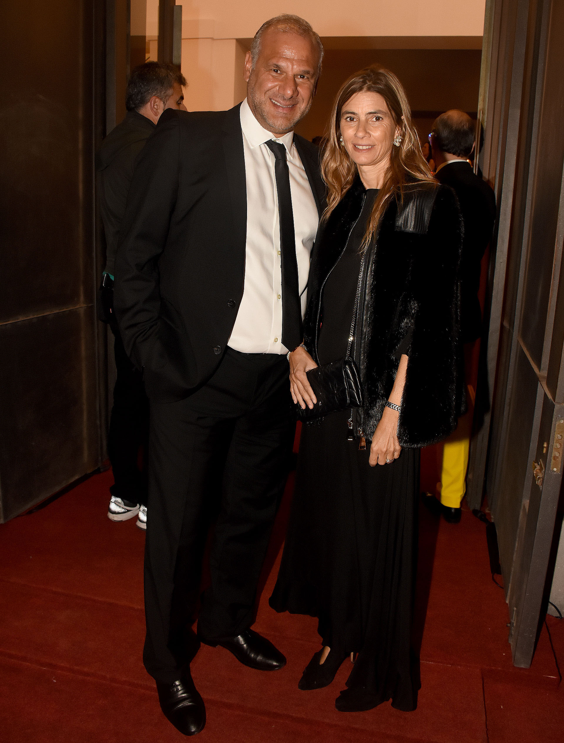 Luis Galli, CEO de Newsan, y su mujer Angie Reyser