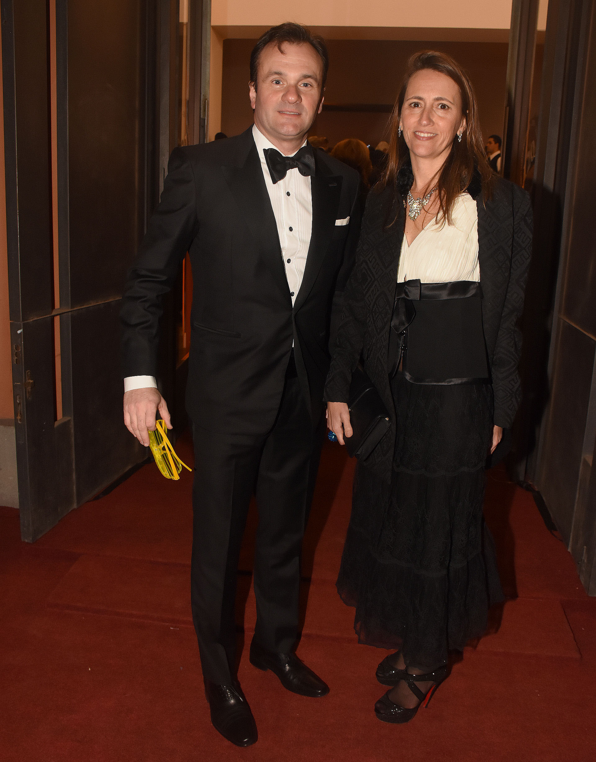 Juan Pablo Maglier, director de Relaciones Institucionales de La Rural, y su mujer Magdalena
