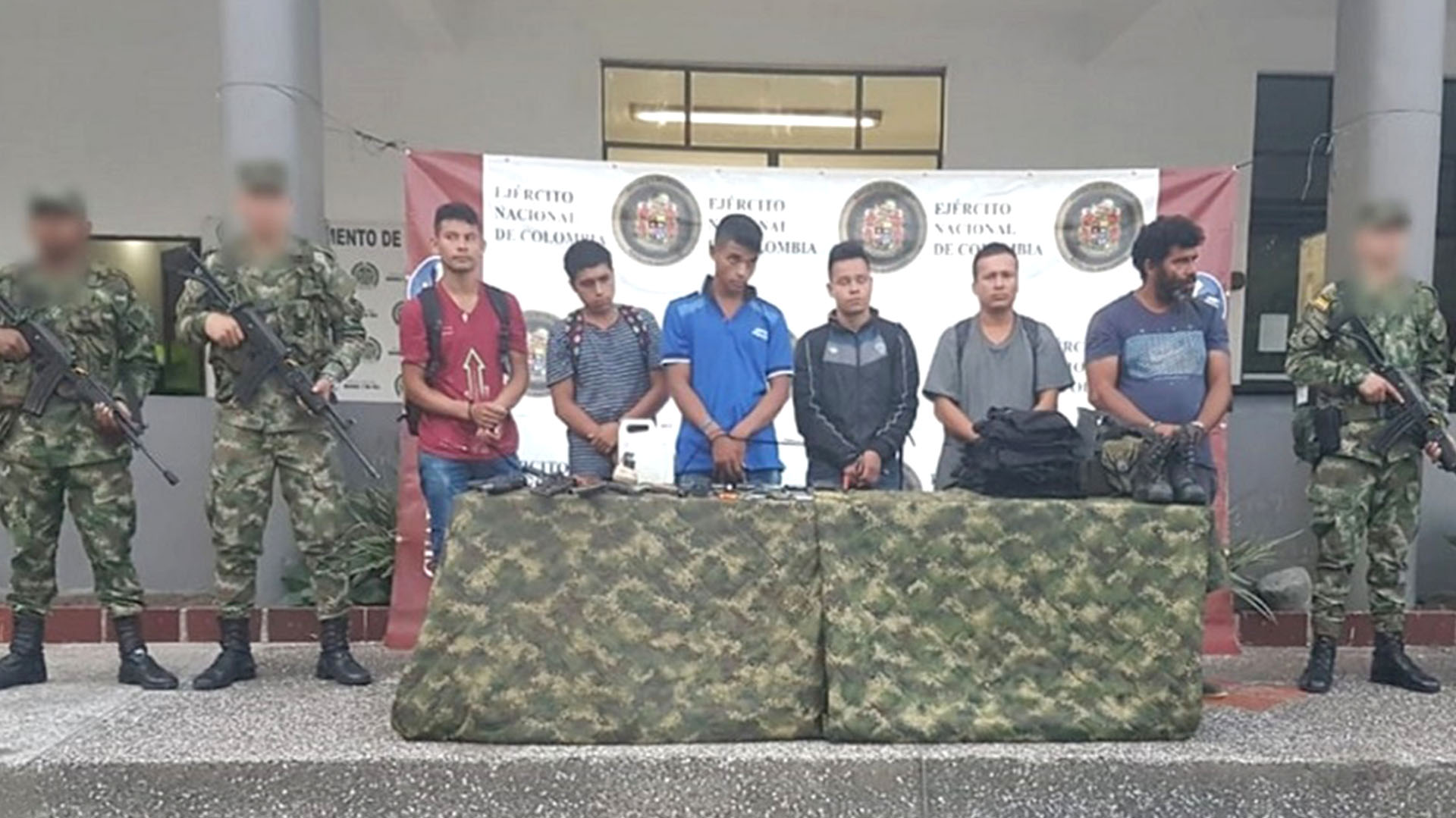 Guerrilleros capturados en Antioquia pertenecen a grupos de disidencias de las FARC y del ELN.