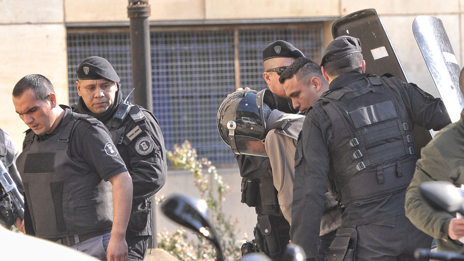 Baratta, ayer al ingresar a tribunales (Patricio Murphy)