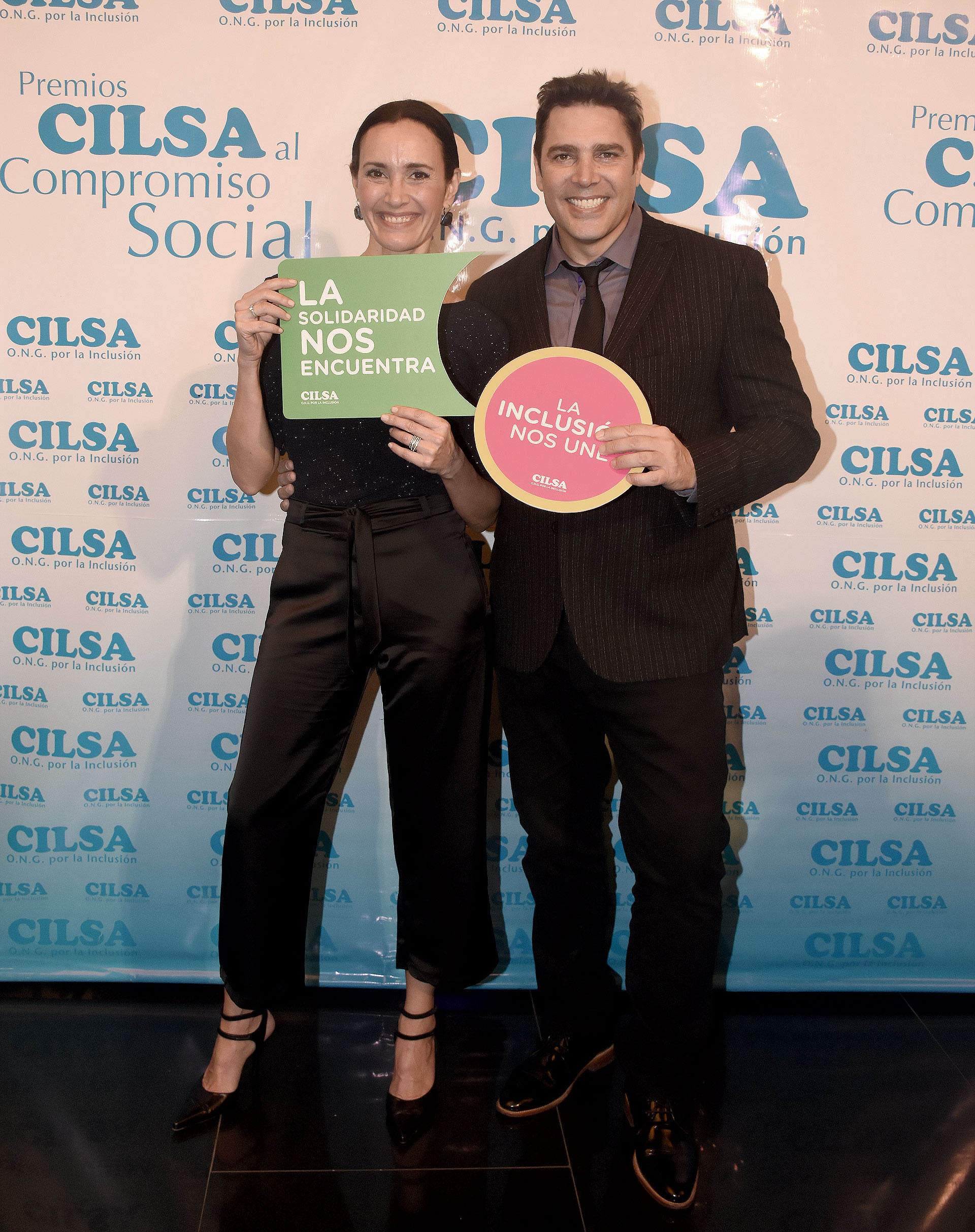 Federica Pais y Matías Alé estuvieron a cargo de la conducción del evento