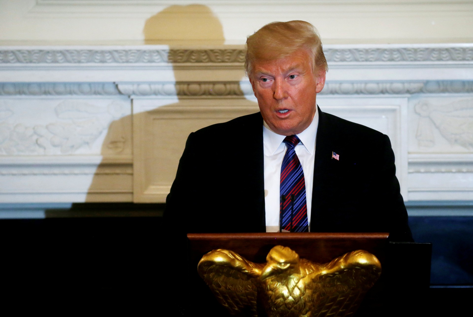 El presidente Donald Trump amenazó con abandonar la OMC (REUTERS/Leah Millis)