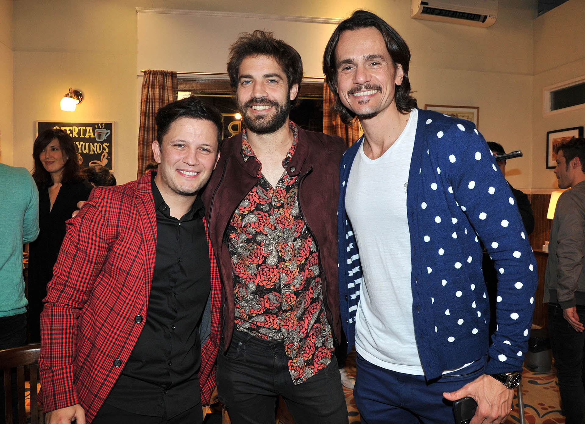 Darío Lopilato, Benjamín Alfonso y Cristian Sancho