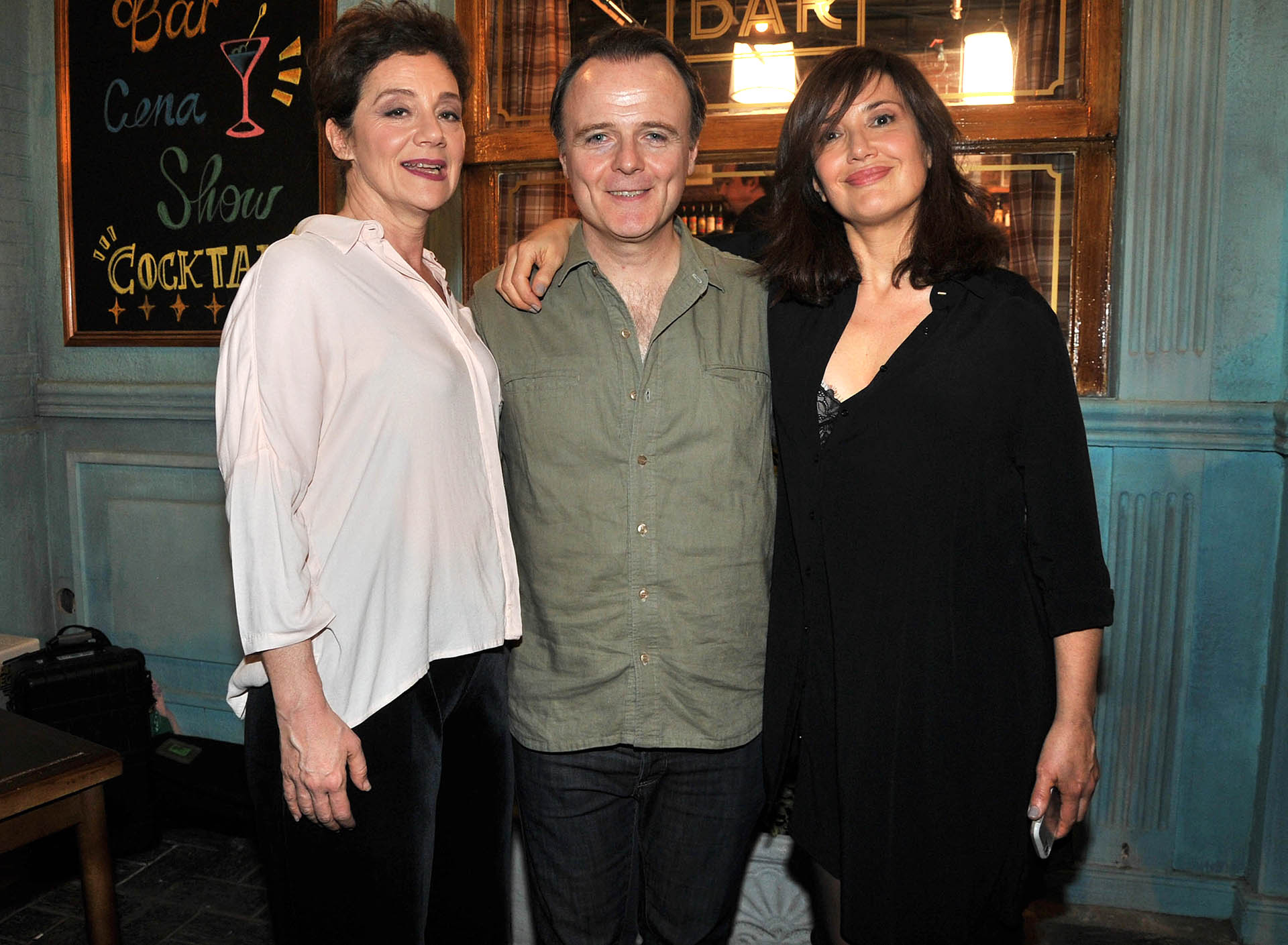 María Onetto, Luis Machín y Andrea Bonelli