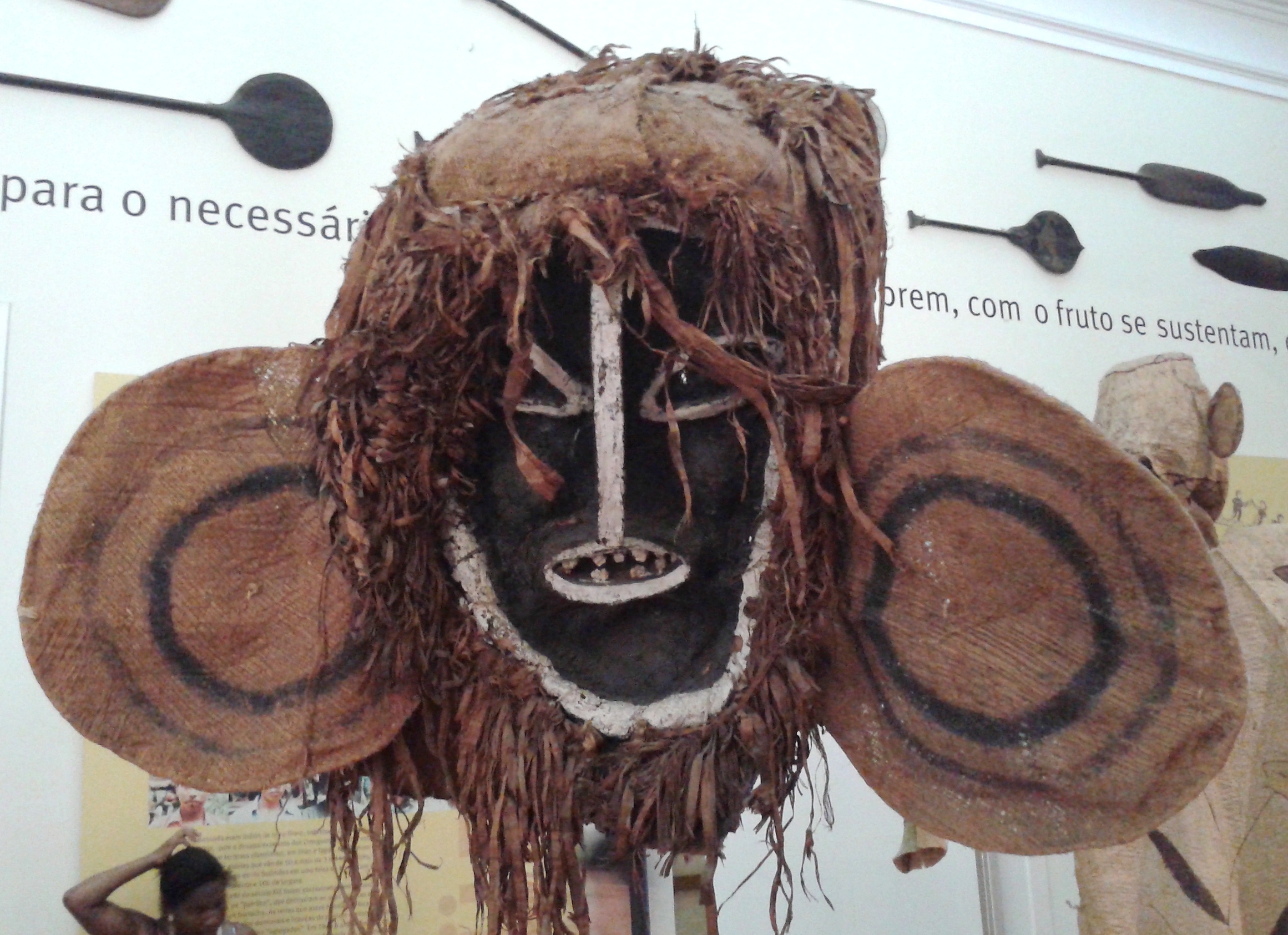 Máscara Ticuna, del acervo de etnologia indígena del Museo (Wikimedia Commons)