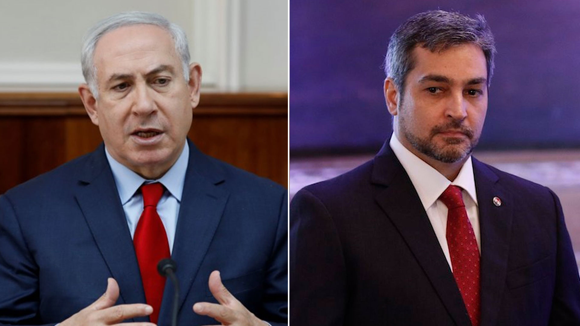 Benjamin Netanyahu y Mario Abdoaael