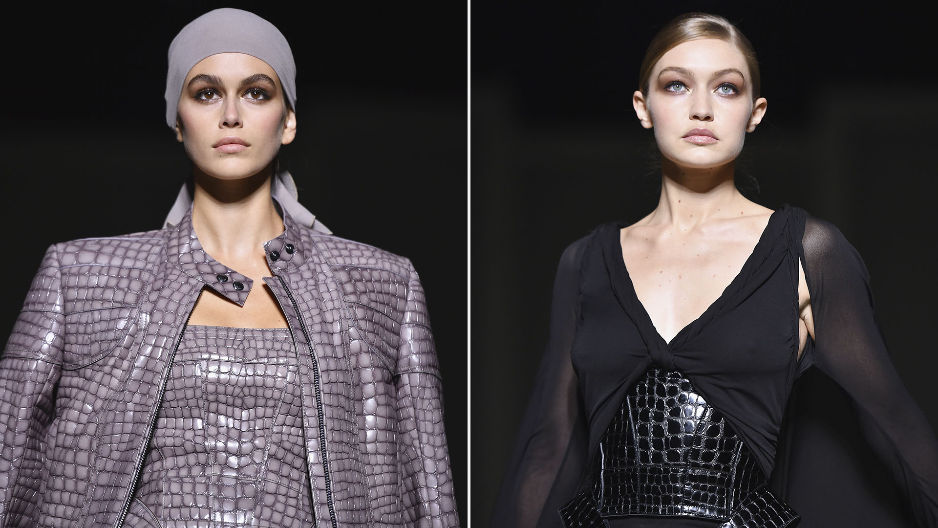 Kaia Gerber y Gigi Hadid, las modelos elegidas por Tom Ford para desfilar en Nueva York fashion week