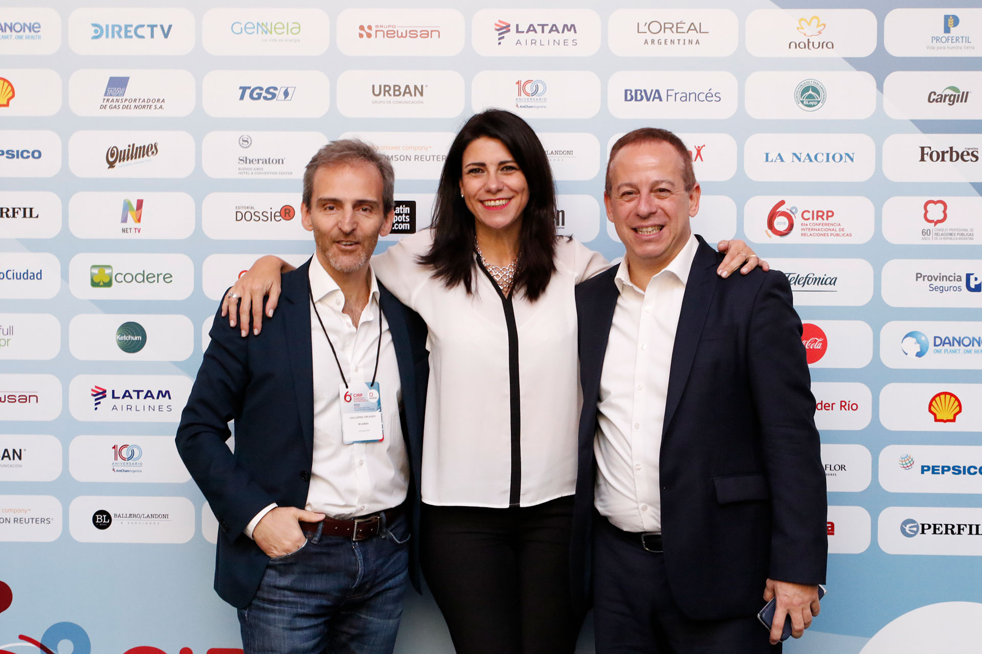 Guillermo Rivaben (General Manager de La Nación), Florencia Sabatini (Gerente Comunicación de Google) y Martin Etchevers (Relaciones Insticionles de Clarín)